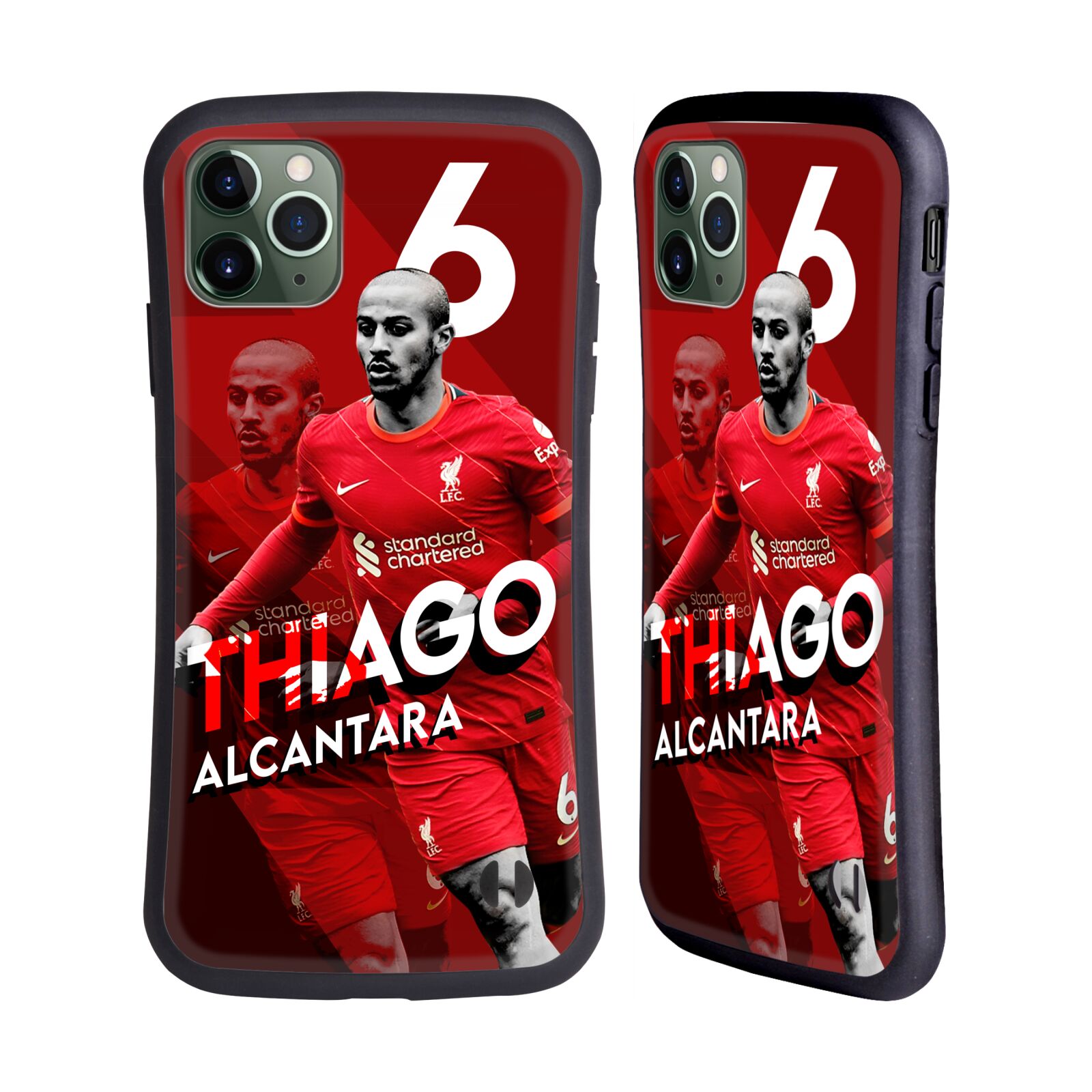 LIVERPOOL FC LFC 2021/22 FIRST TEAM HYBRID CASE FOR APPLE iPHONES PHONES - Picture 14 of 15