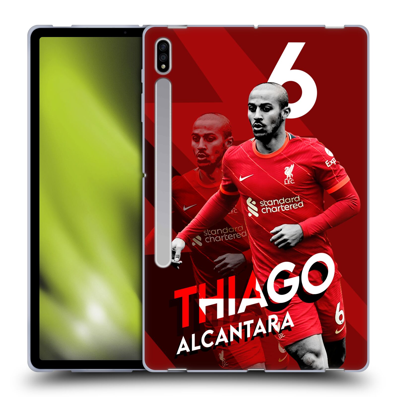 LIVERPOOL FC LFC 2021/22 FIRST TEAM SOFT GEL CASE FOR SAMSUNG TABLETS 1 - Picture 14 of 15