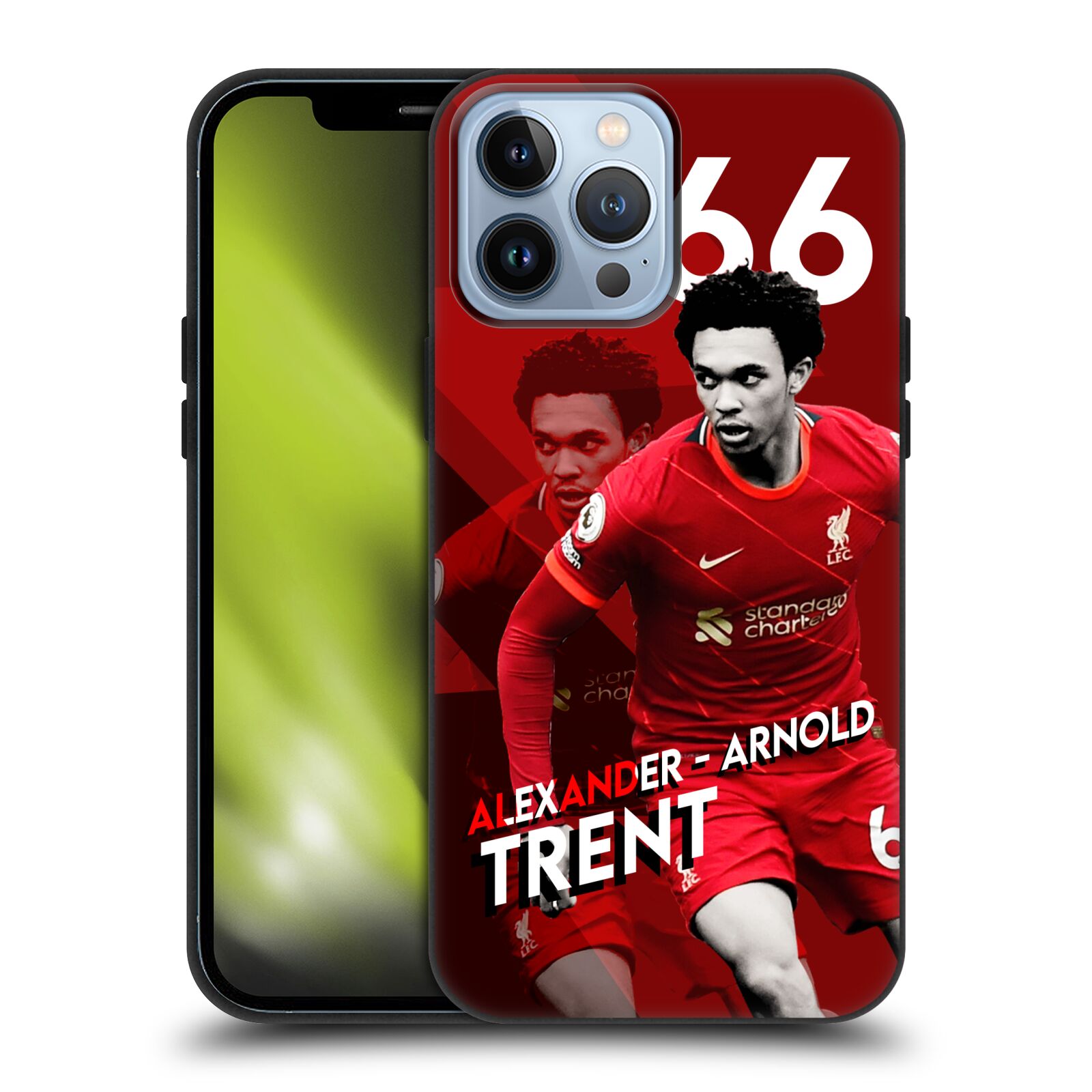 LIVERPOOL FC 2021/22 FIRST TEAM BLACK SUSTAINABLE CASE FOR APPLE iPHONE PHONES - Picture 15 of 15
