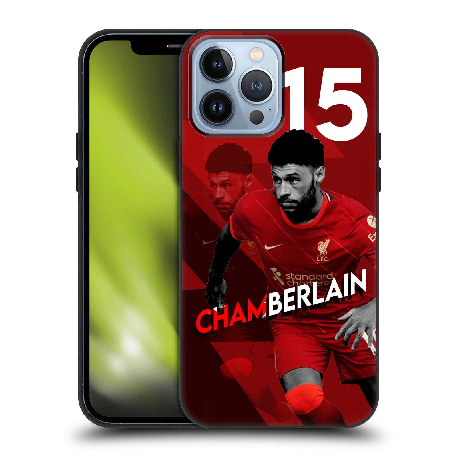 LIVERPOOL FC 2021/22 FIRST TEAM BLACK SUSTAINABLE CASE FOR APPLE iPHONE PHONES - Picture 8 of 15