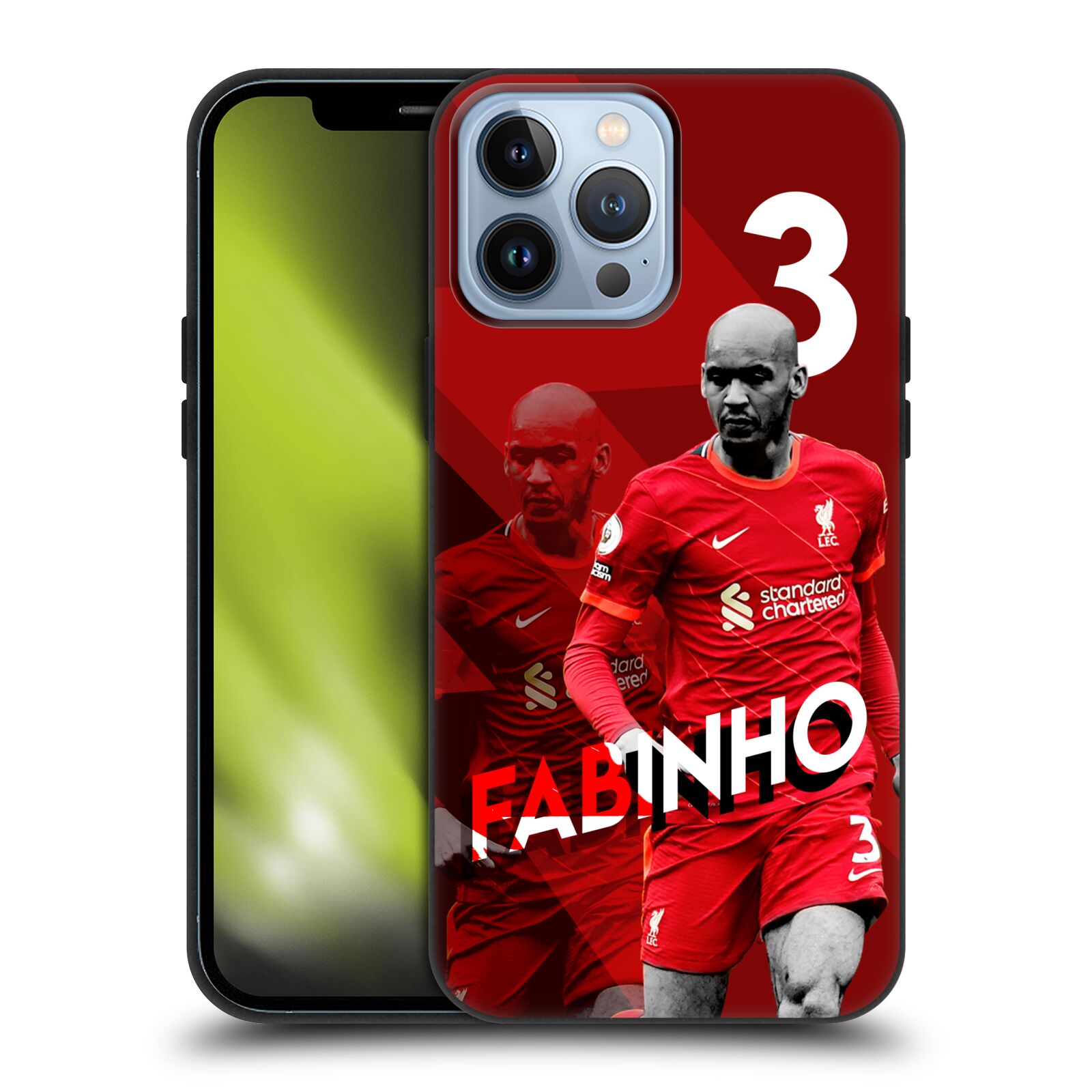 LIVERPOOL FC 2021/22 FIRST TEAM BLACK SUSTAINABLE CASE FOR APPLE iPHONE PHONES - Picture 10 of 15