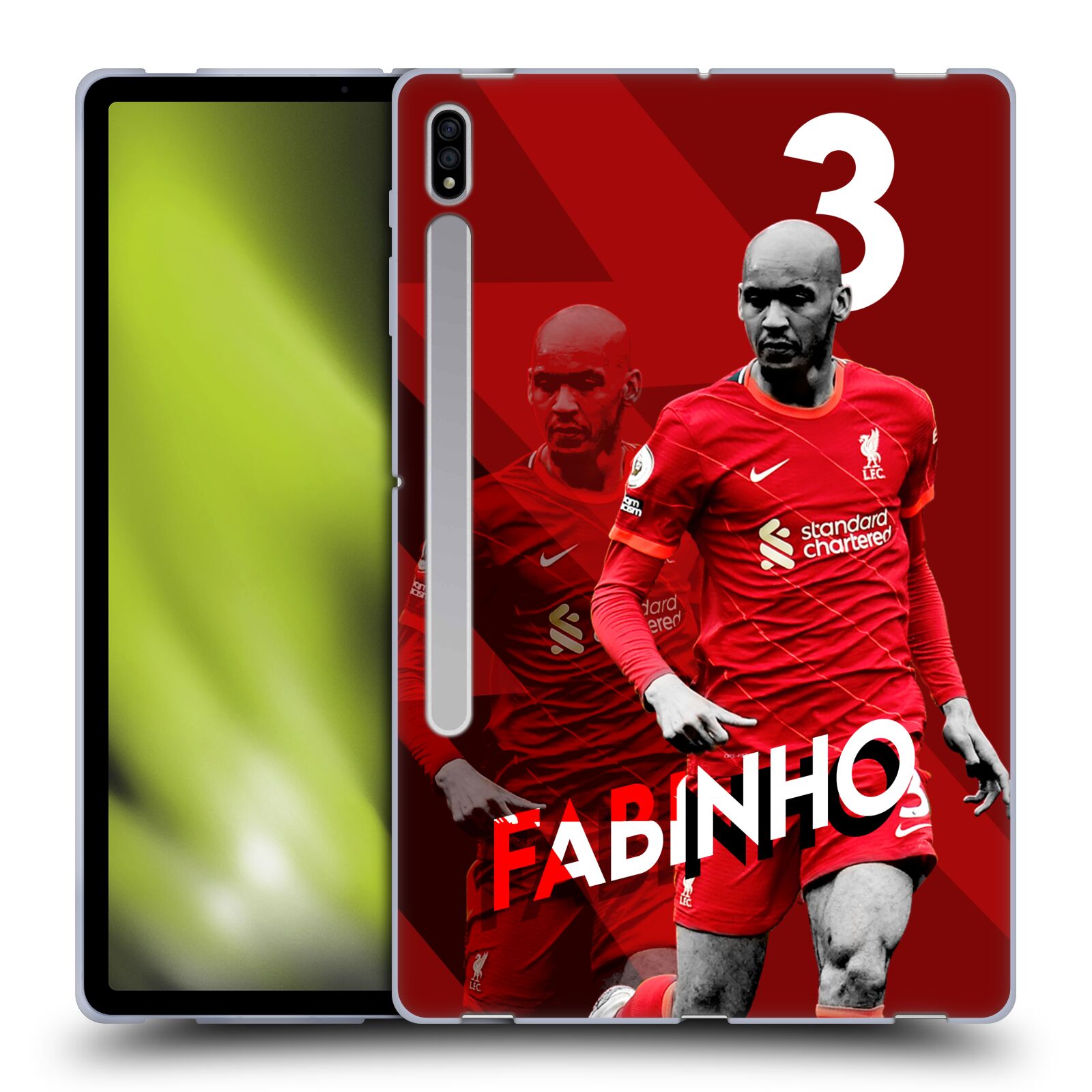LIVERPOOL FC LFC 2021/22 FIRST TEAM SOFT GEL CASE FOR SAMSUNG TABLETS 1 - Picture 10 of 15