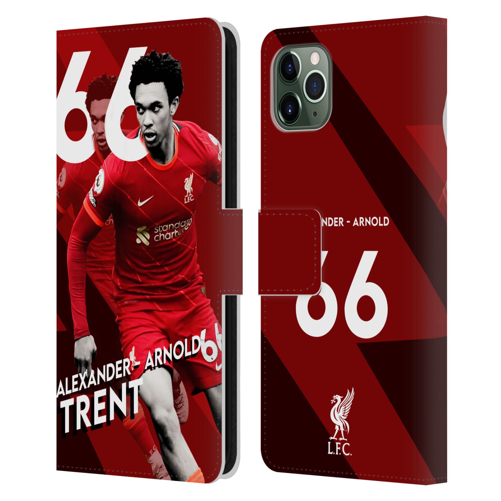 LIVERPOOL FC LFC 2021/22 PREMIÈRE ÉQUIPE ÉTUI COQUE EN CUIR PU POUR APPLE iPHONE - Photo 14 sur 14