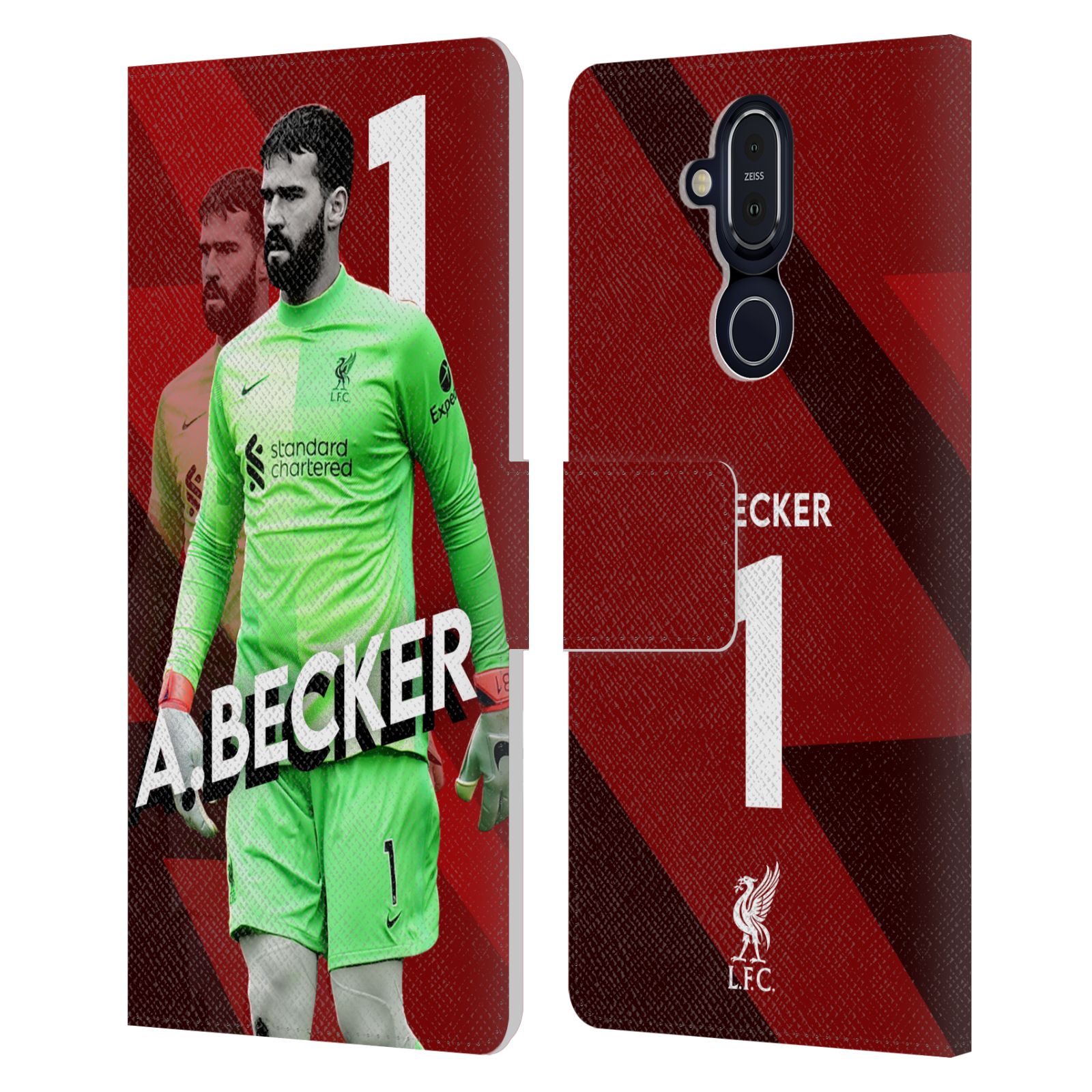 LIVERPOOL FC LFC 2021/22 FIRST TEAM PU LEATHER BOOK WALLET CASE FOR NOKIA PHONES - Picture 8 of 14