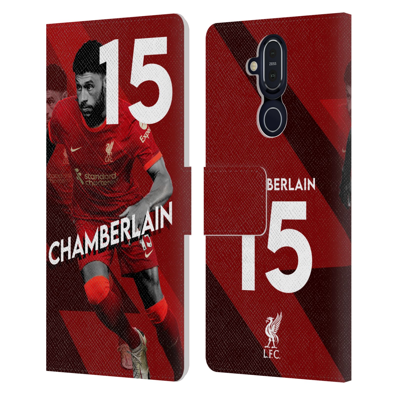LIVERPOOL FC LFC 2021/22 FIRST TEAM PU LEATHER BOOK WALLET CASE FOR NOKIA PHONES - Picture 7 of 14