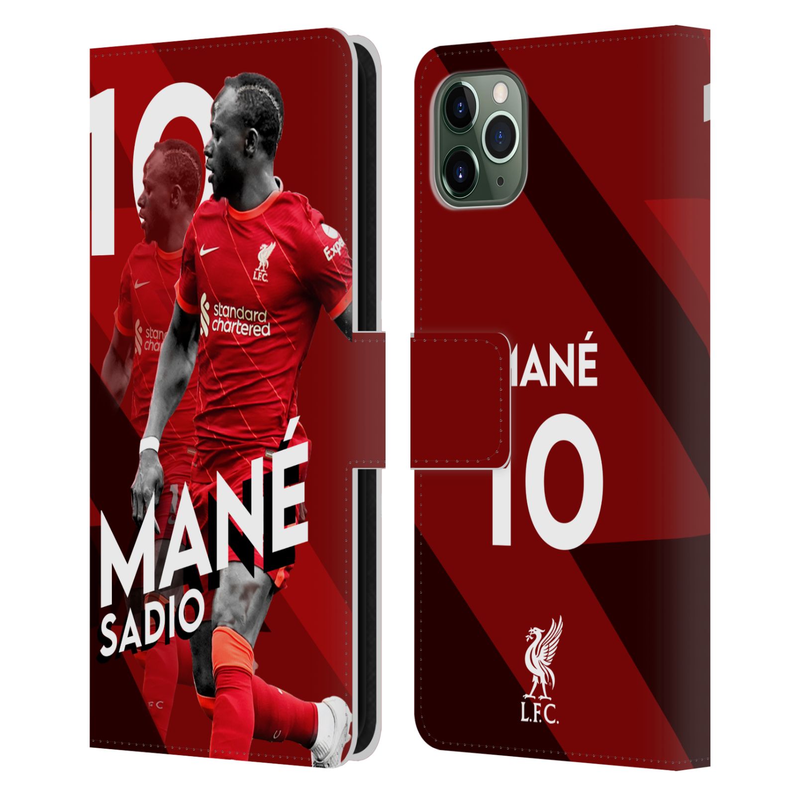 LIVERPOOL FC LFC 2021/22 PREMIÈRE ÉQUIPE ÉTUI COQUE EN CUIR PU POUR APPLE iPHONE - Photo 12 sur 14