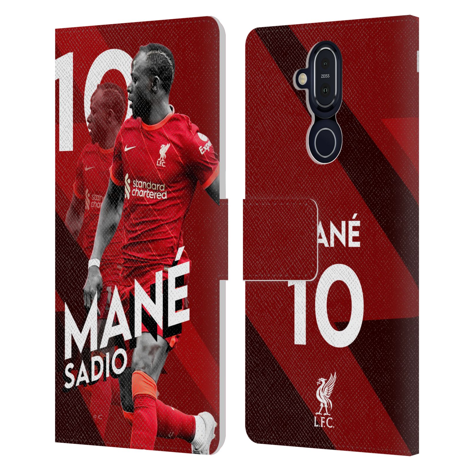 LIVERPOOL FC LFC 2021/22 FIRST TEAM PU LEATHER BOOK WALLET CASE FOR NOKIA PHONES - Picture 12 of 14