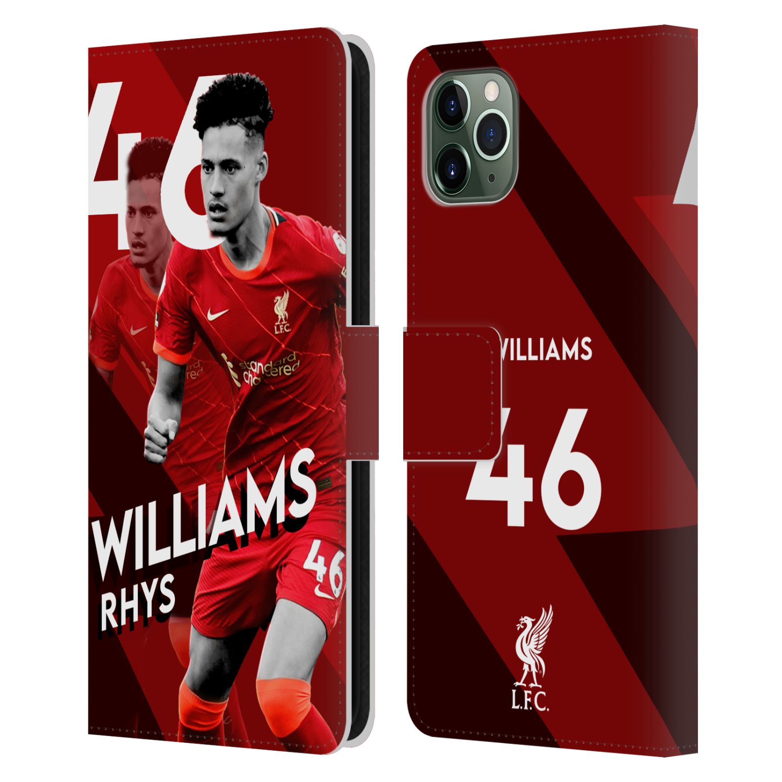LIVERPOOL FC LFC 2021/22 PREMIÈRE ÉQUIPE ÉTUI COQUE EN CUIR PU POUR APPLE iPHONE - Photo 11 sur 14