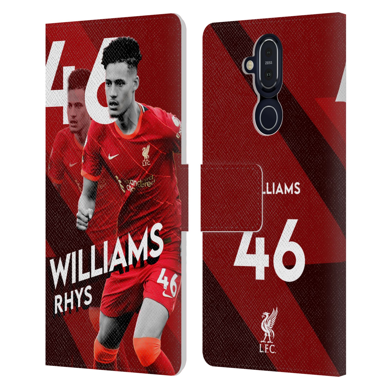 LIVERPOOL FC LFC 2021/22 FIRST TEAM PU LEATHER BOOK WALLET CASE FOR NOKIA PHONES - Picture 11 of 14