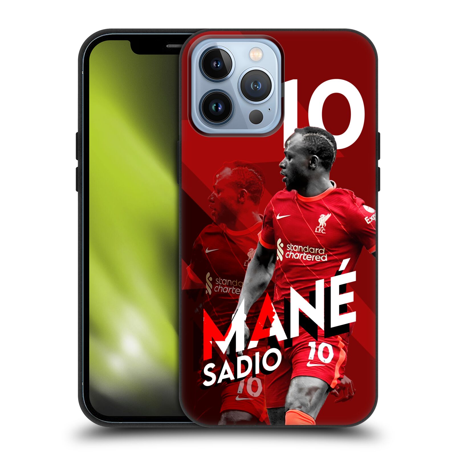 LIVERPOOL FC 2021/22 FIRST TEAM BLACK SUSTAINABLE CASE FOR APPLE iPHONE PHONES - Picture 13 of 15