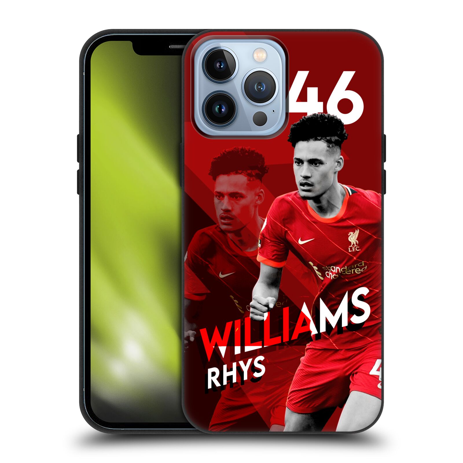 LIVERPOOL FC 2021/22 FIRST TEAM BLACK SUSTAINABLE CASE FOR APPLE iPHONE PHONES - Picture 12 of 15