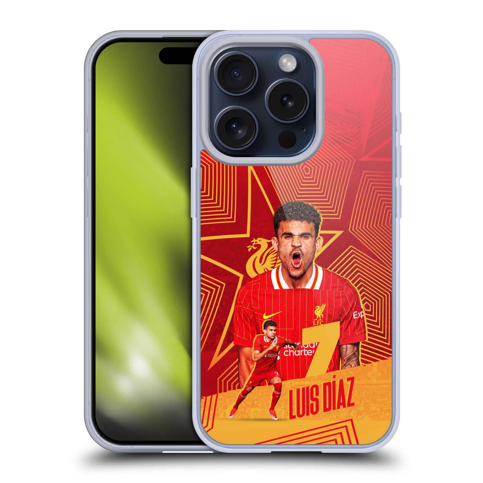 LIVERPOOL FC LFC 2024/25 FIRST TEAM SOFT GEL CASE FOR APPLE iPHONE PHONES - Picture 11 of 14