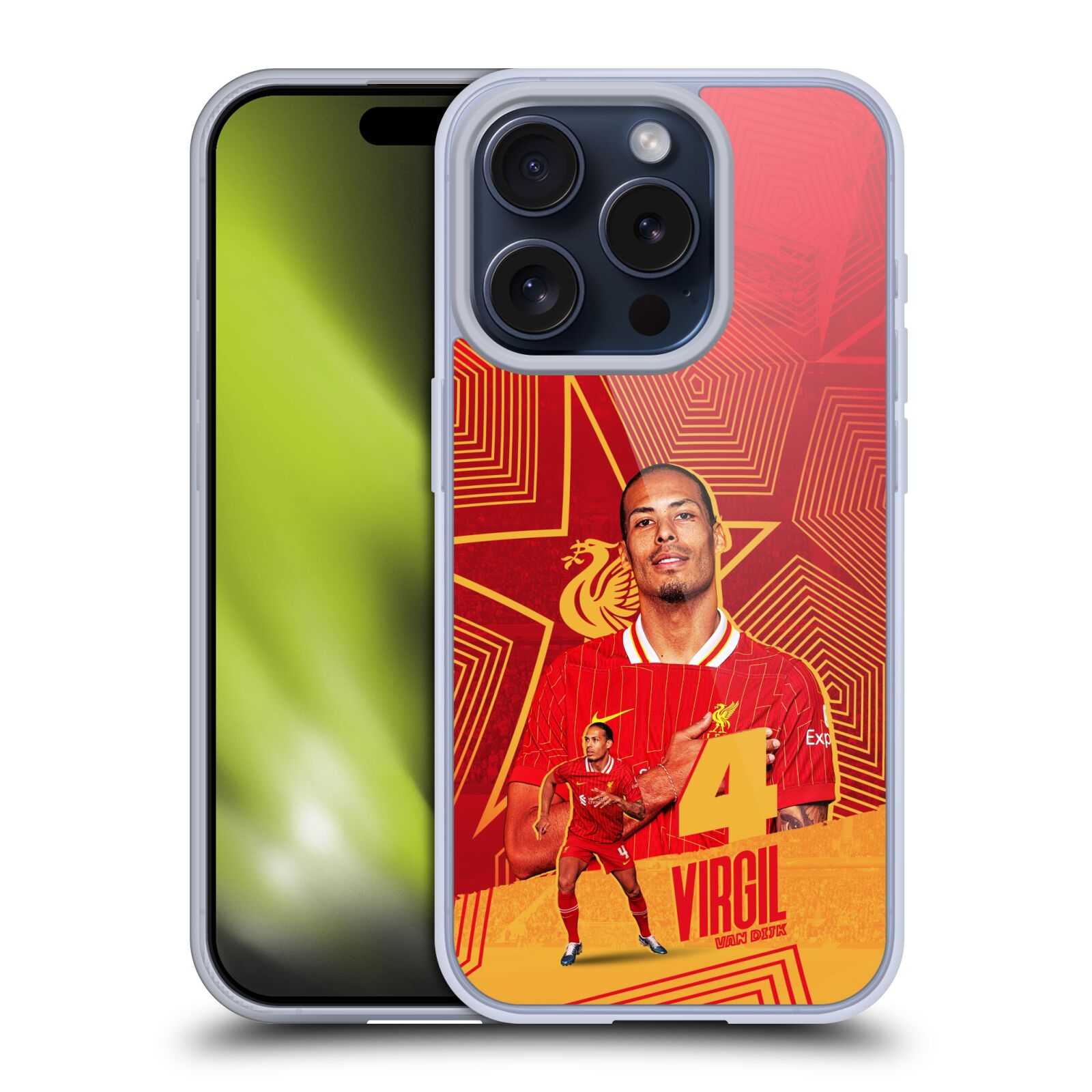 LIVERPOOL FC LFC 2024/25 FIRST TEAM SOFT GEL CASE FOR APPLE iPHONE PHONES - Picture 14 of 14