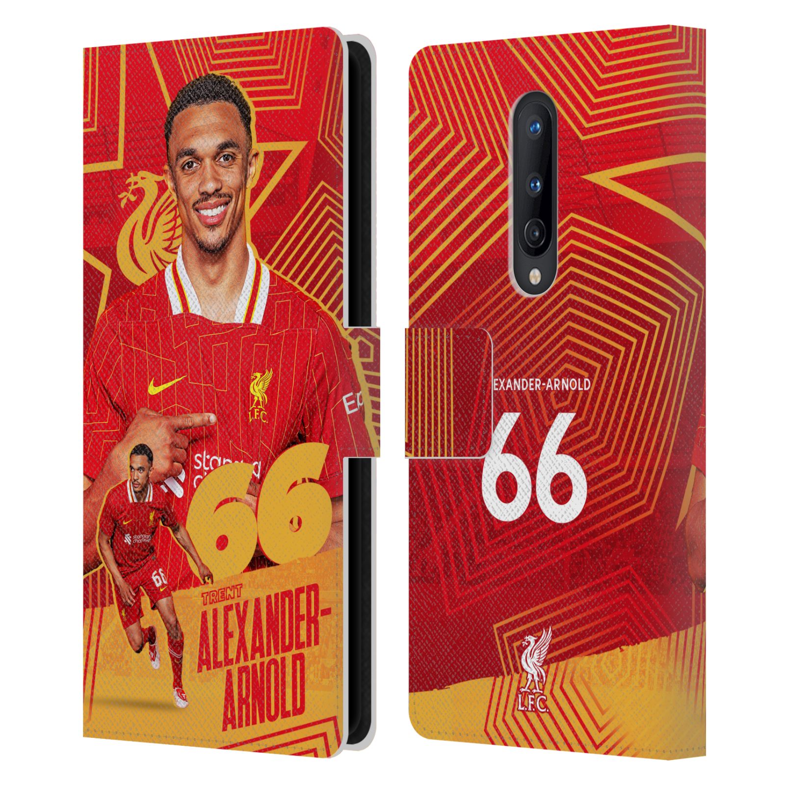 LIVERPOOL FC LFC 2024/25 FIRST TEAM PU LEATHER BOOK CASE FOR ONEPLUS PHONES - Picture 12 of 13