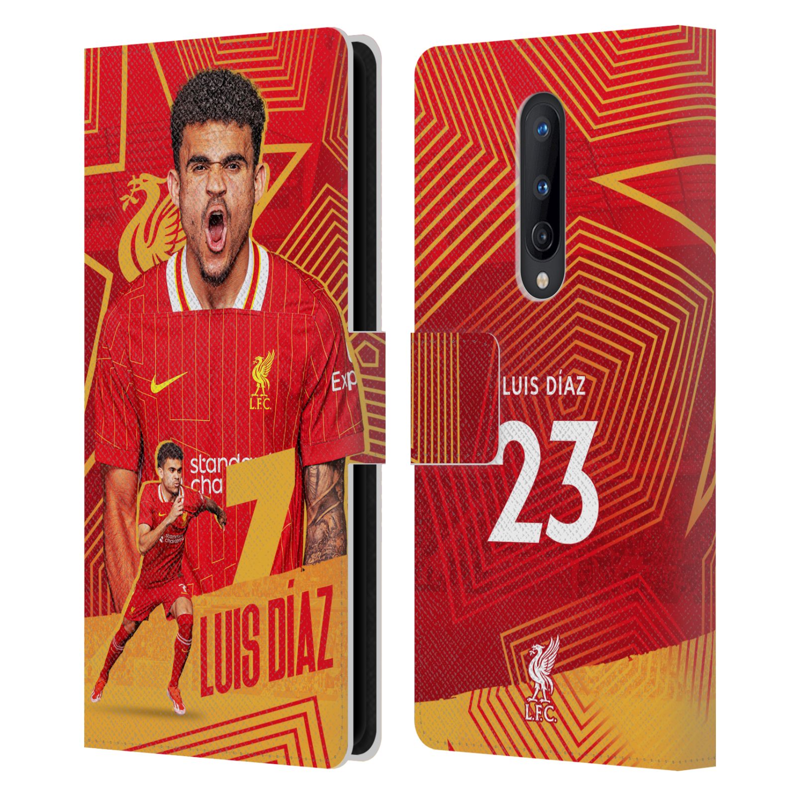 LIVERPOOL FC LFC 2024/25 FIRST TEAM PU LEATHER BOOK CASE FOR ONEPLUS PHONES - Picture 10 of 13