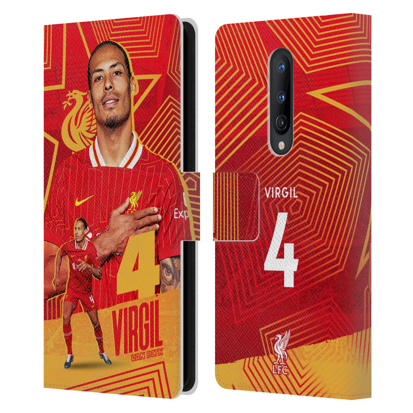 LIVERPOOL FC LFC 2024/25 FIRST TEAM PU LEATHER BOOK CASE FOR ONEPLUS PHONES - Picture 13 of 13
