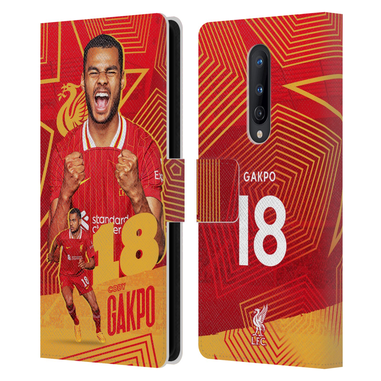 LIVERPOOL FC LFC 2024/25 FIRST TEAM PU LEATHER BOOK CASE FOR ONEPLUS PHONES - Picture 7 of 13