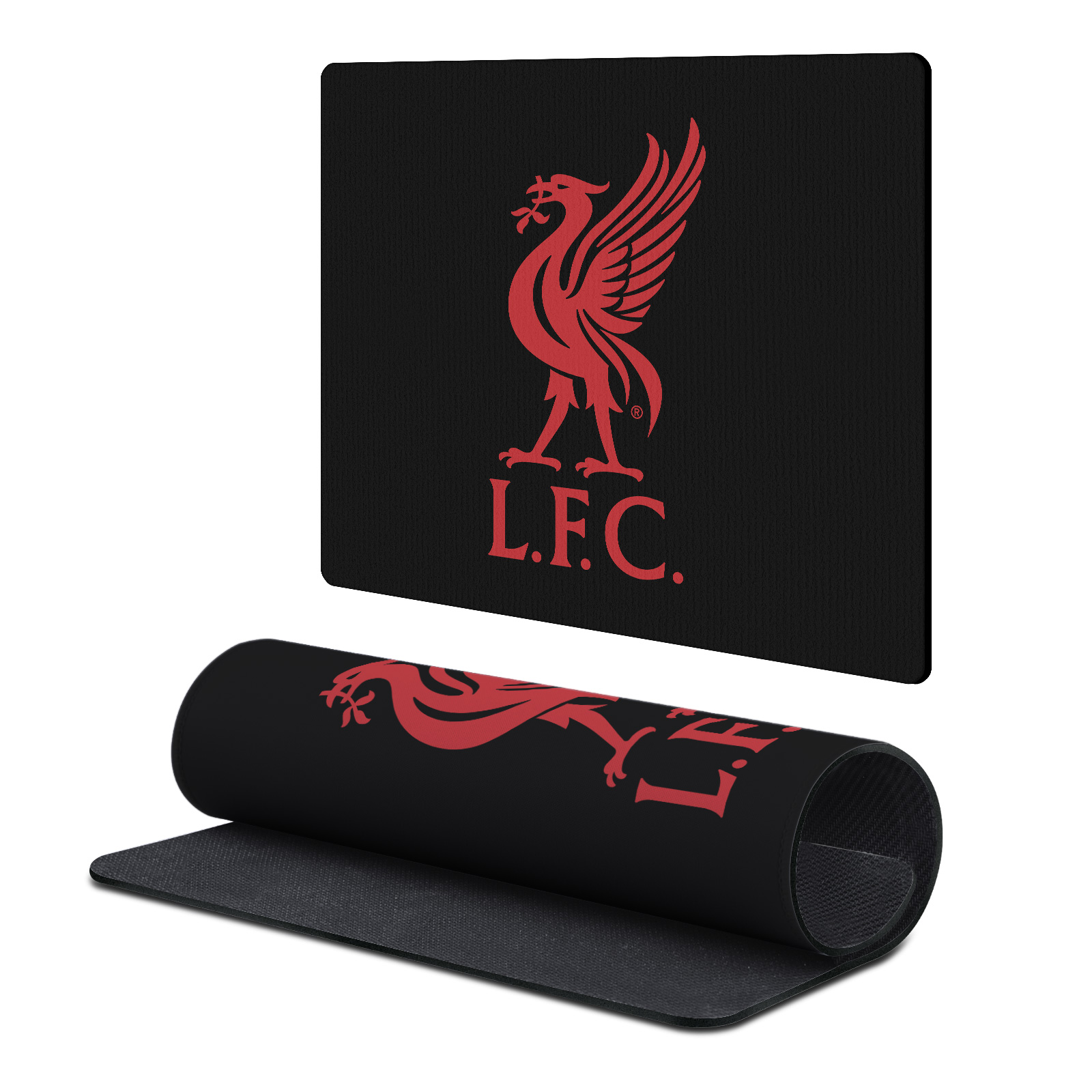 Liverbird Black Mouse Mat for 25 × 30 cm
