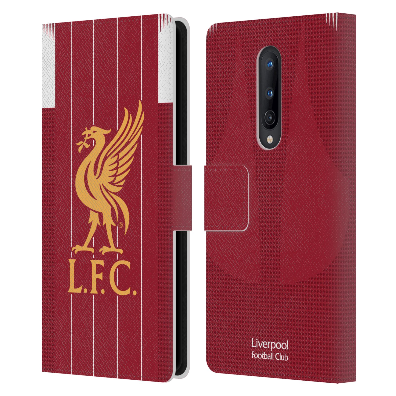 LIVERPOOL FC LFC 2019/20 KIT PU LEATHER BOOK WALLET CASE FOR ONEPLUS PHONES - Picture 9 of 10