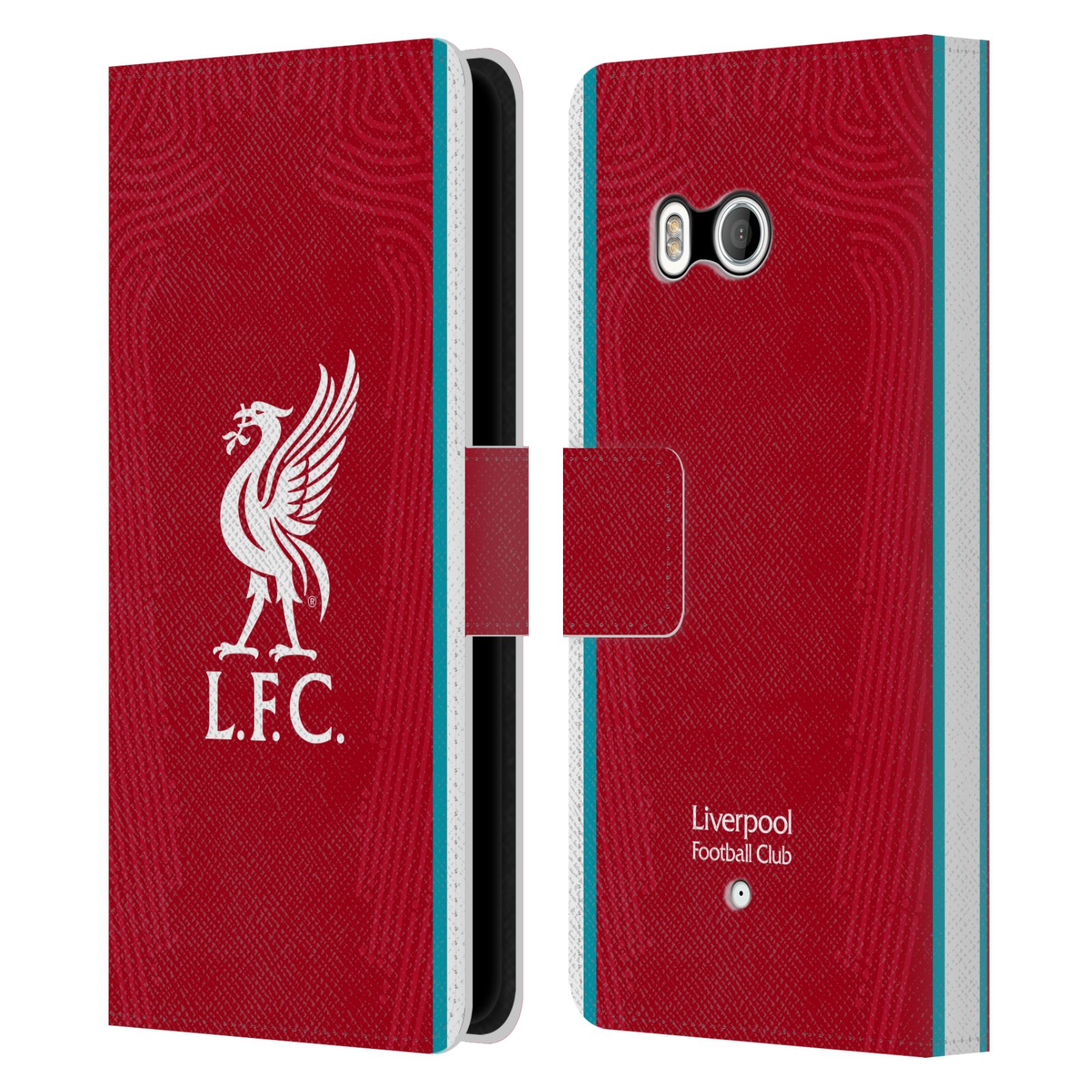 LIVERPOOL FC LFC 2020/21 PU LEATHER BOOK WALLET CASE COVER FOR HTC PHONES 1 - Picture 7 of 7
