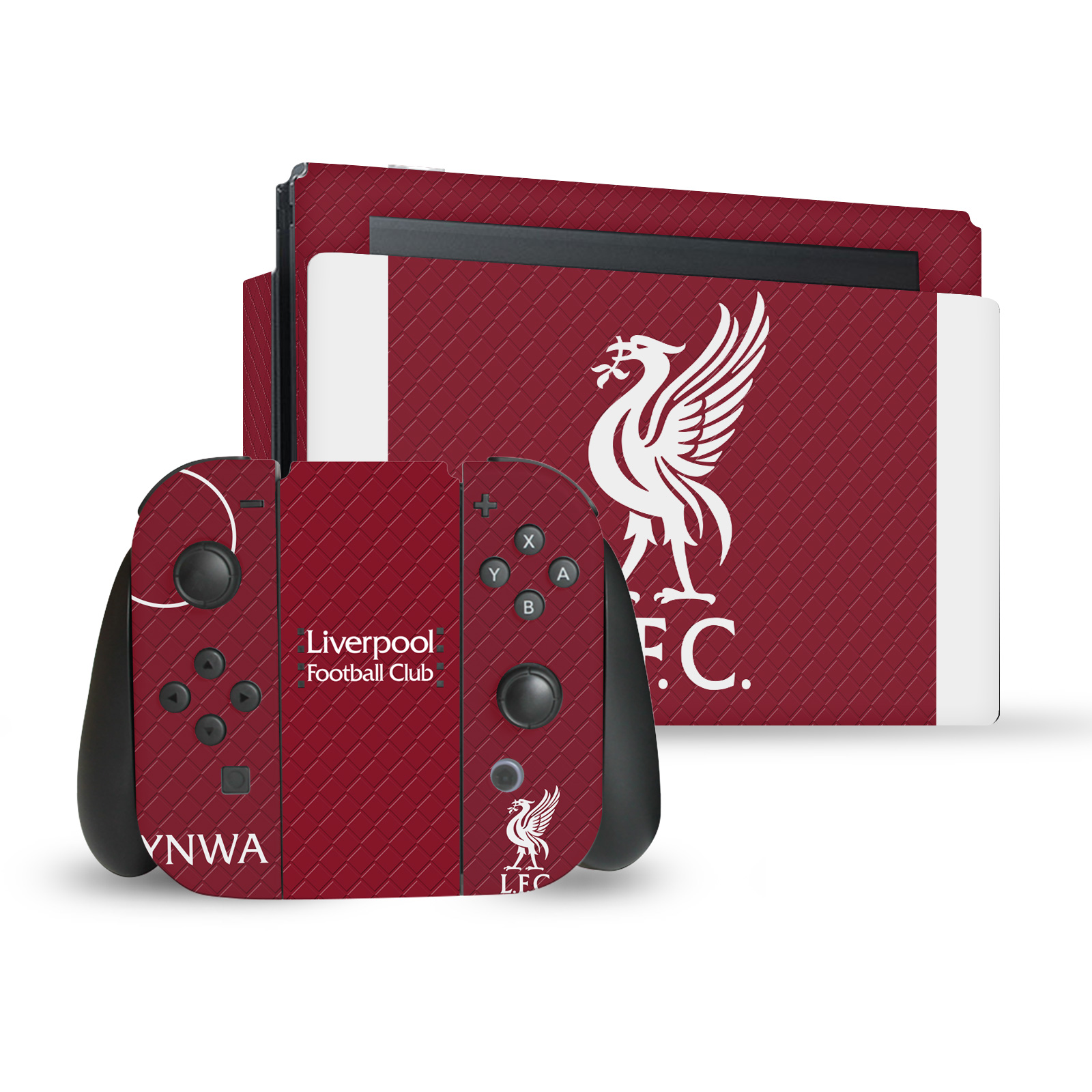 OFFICIAL LIVERPOOL FOOTBALL CLUB 2023/24 VINYL SKIN FOR NINTENDO SWITCH BUNDLE