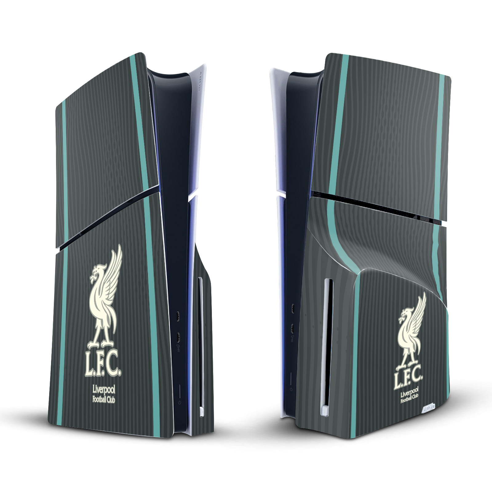 LIVERPOOL FC LFC 2024/25 VINYL SKIN FOR SONY PS5 SLIM DISC EDITION CONSOLE