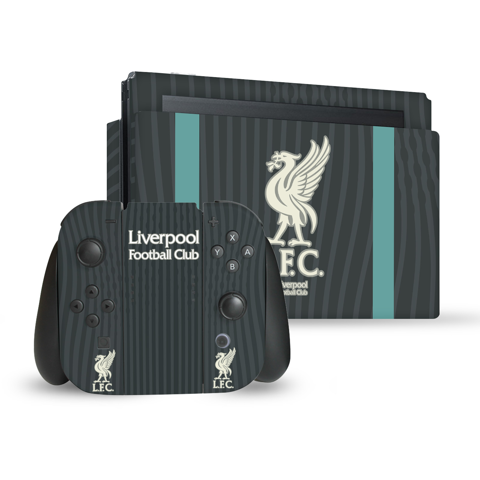 OFFICIAL LIVERPOOL FOOTBALL CLUB 2024/25 VINYL SKIN FOR NINTENDO SWITCH BUNDLE