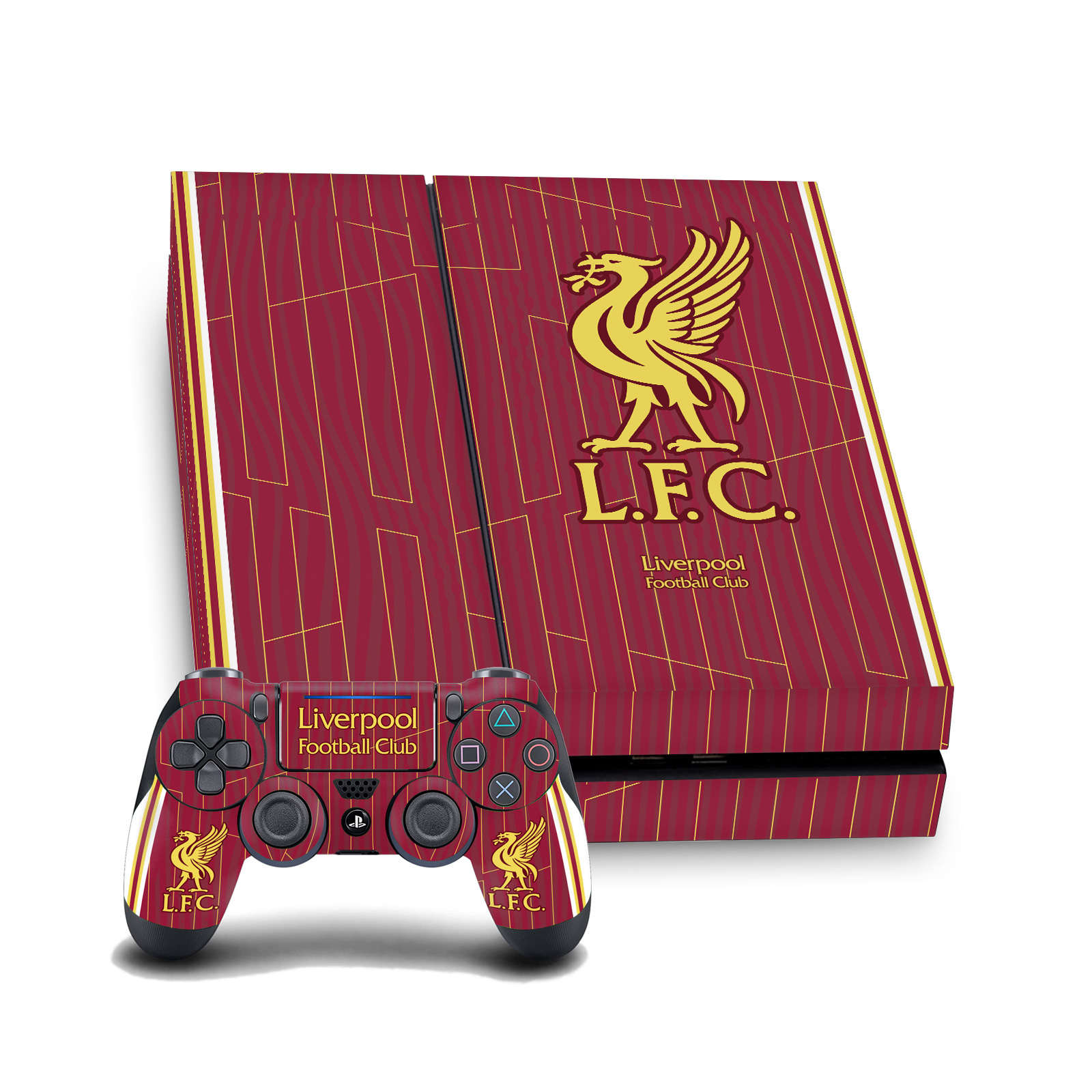 LIVERPOOL FC LFC 2024/25 VINYL SKIN DECAL FOR SONY PS4 CONSOLE & CONTROLLER