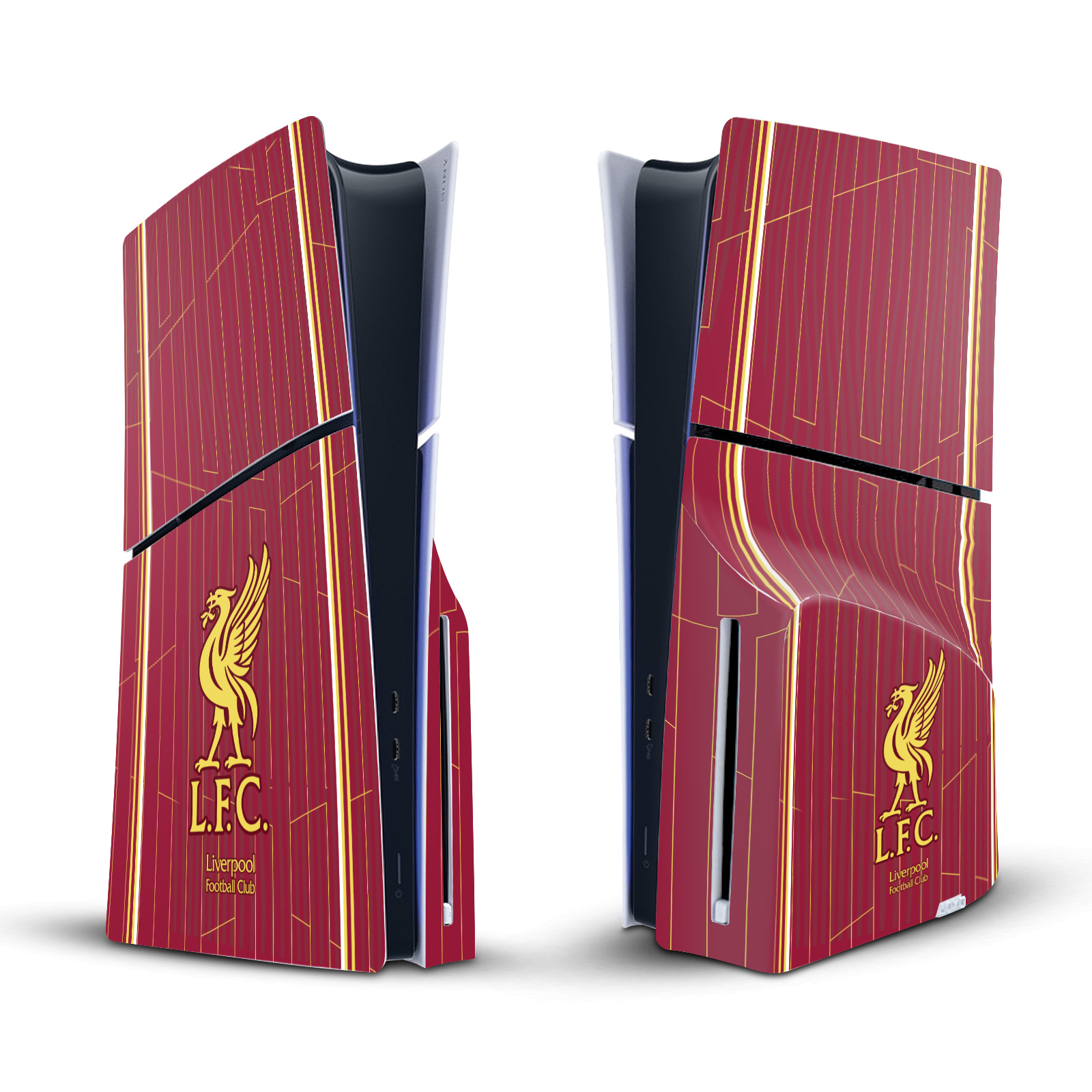 LIVERPOOL FC LFC 2024/25 VINYL SKIN FOR SONY PS5 SLIM DISC EDITION CONSOLE