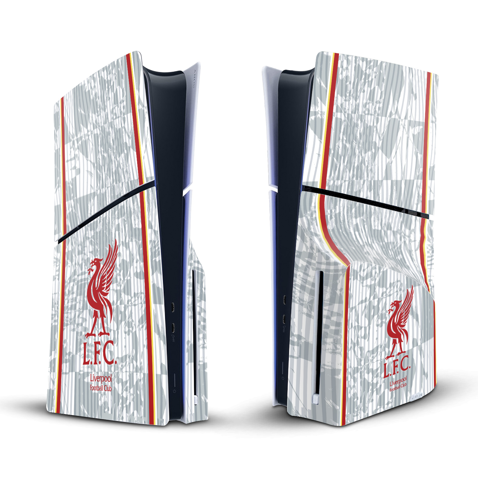 LIVERPOOL FC LFC 2024/25 VINYL SKIN FOR SONY PS5 SLIM DISC EDITION CONSOLE