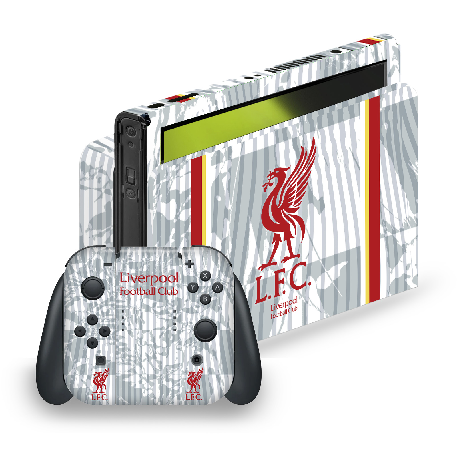 LIVERPOOL FC LFC 2024/25 VINYL SKIN DECAL FOR NINTENDO SWITCH OLED BUNDLE - Picture 12 of 12