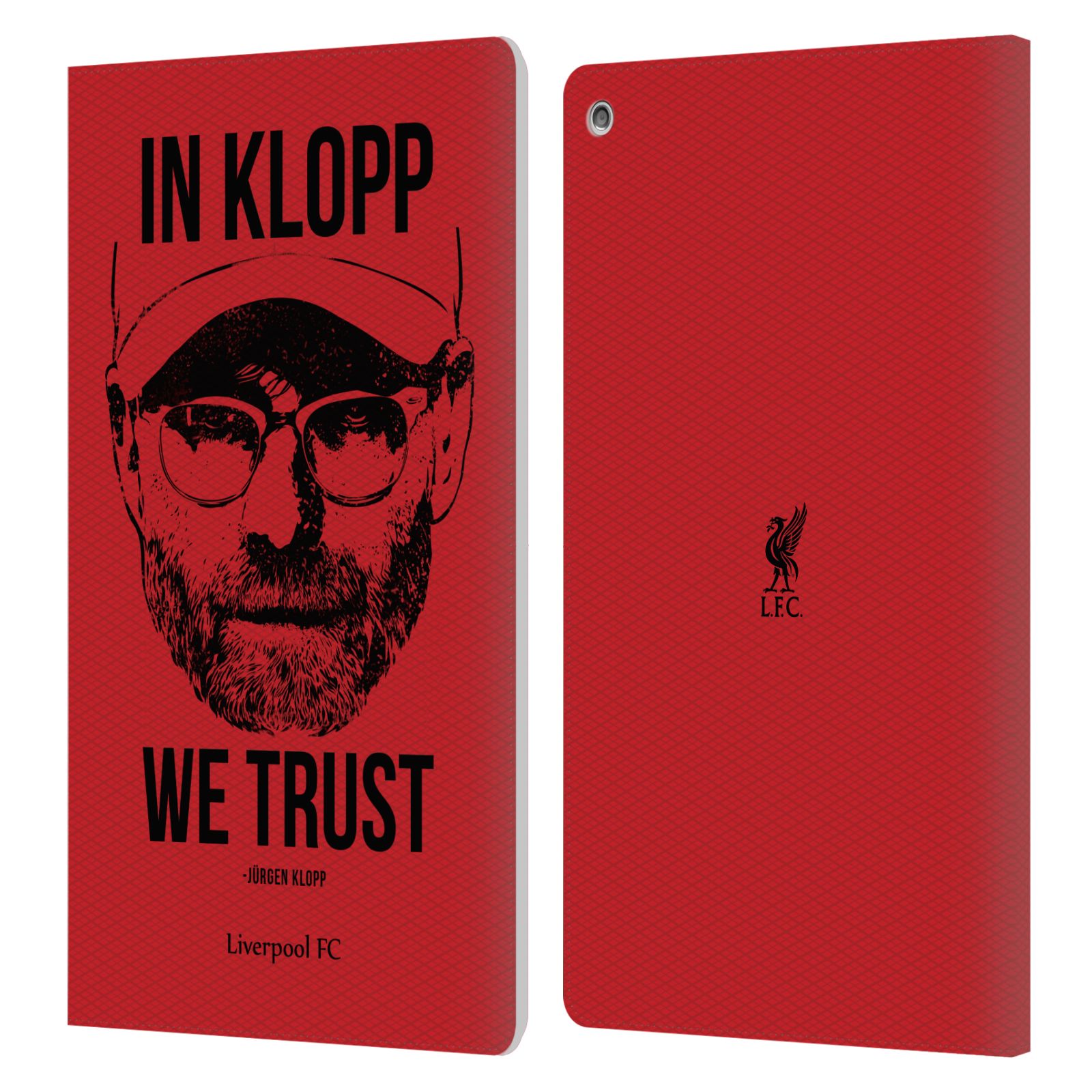 LIVERPOOL FC LFC JURGEN KLOPP ILLUSTRATIONS PU LEATHER BOOK CASE FOR AMAZON FIRE - Picture 8 of 18