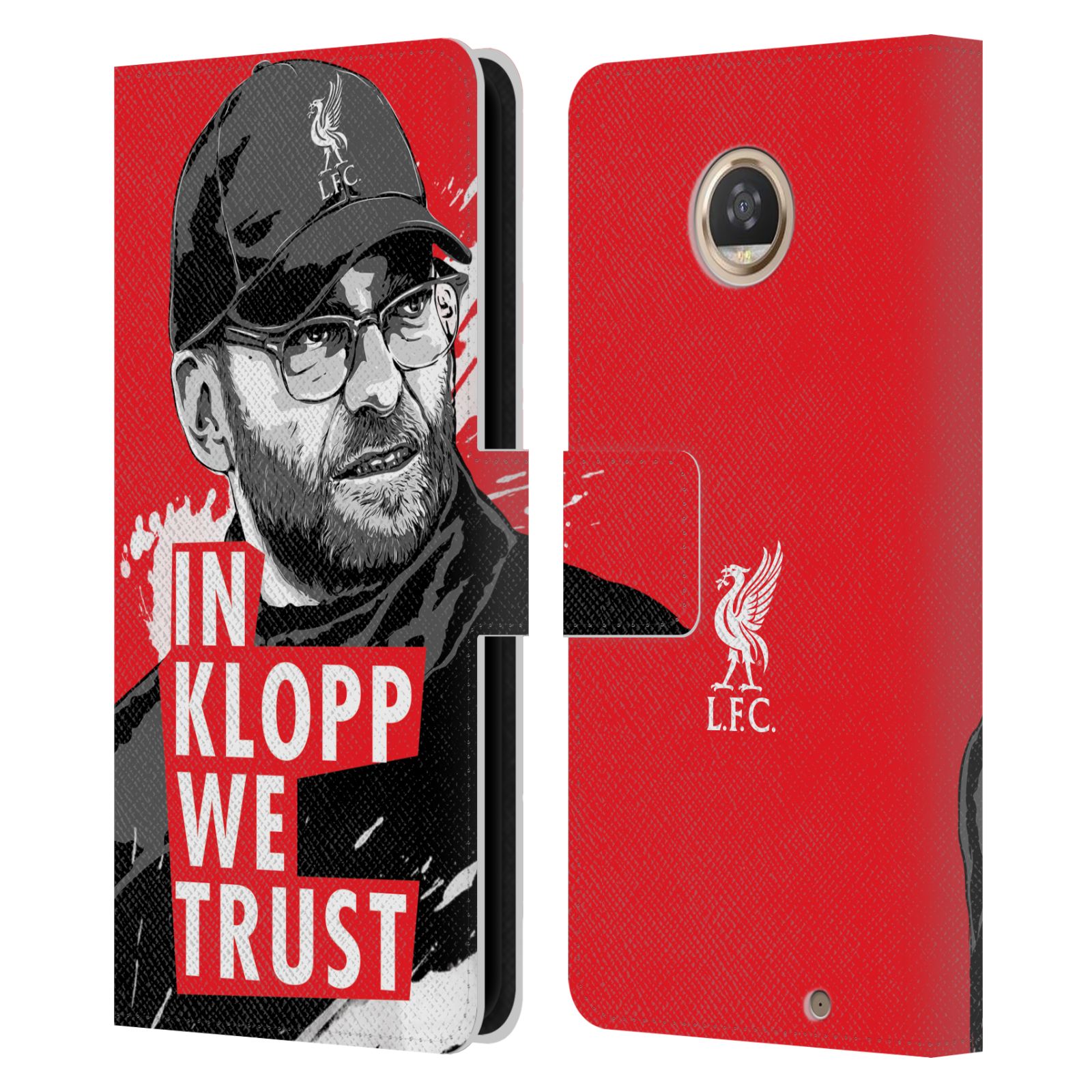 LIVERPOOL FC LFC JURGEN KLOPP PU LEATHER BOOK WALLET CASE FOR MOTOROLA PHONES 2 - Picture 15 of 18