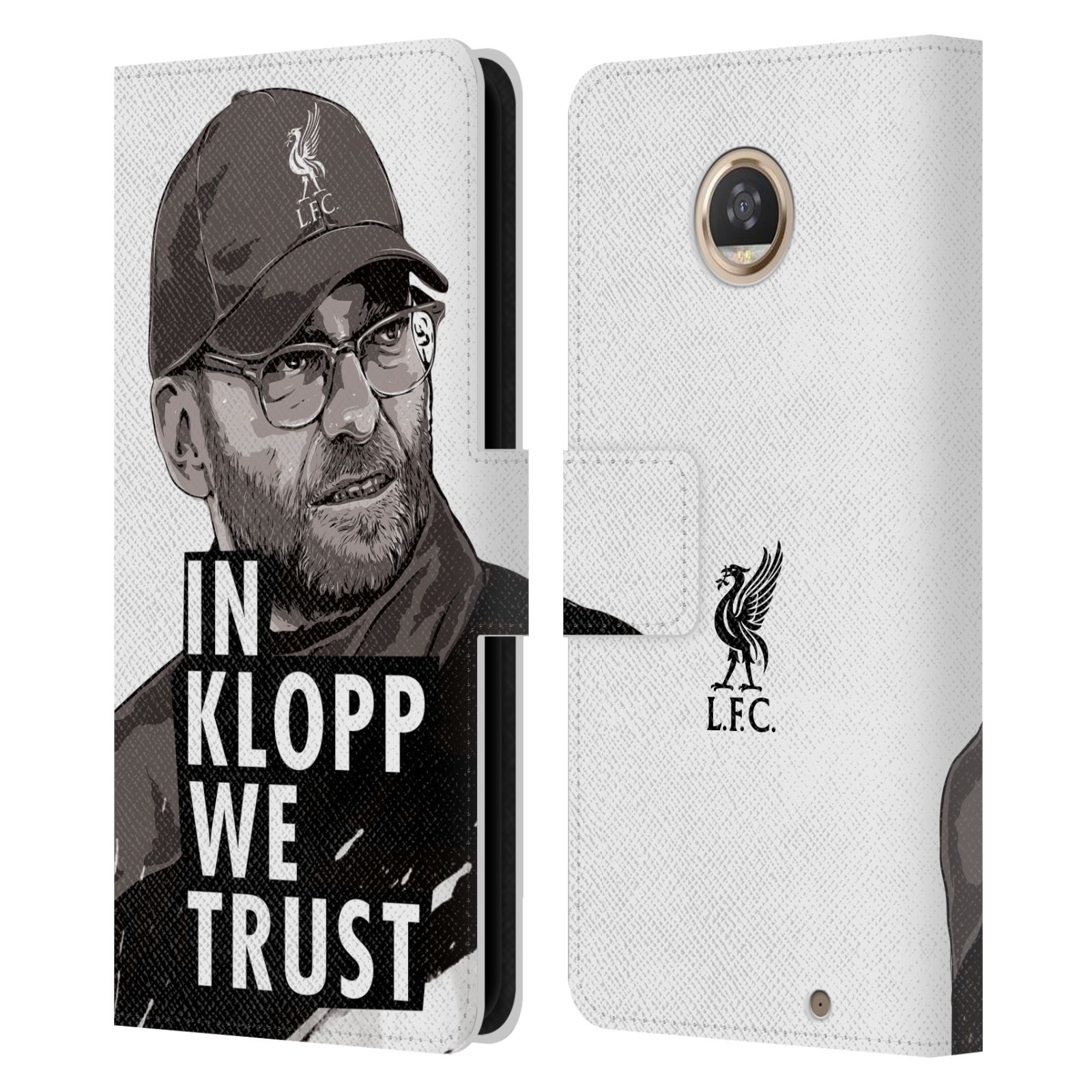 LIVERPOOL FC LFC JURGEN KLOPP PU LEATHER BOOK WALLET CASE FOR MOTOROLA PHONES 2 - Picture 16 of 18