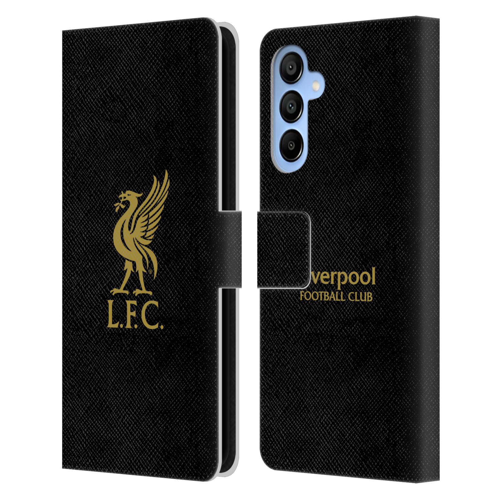 Black 2 Leather Wallet Case for Galaxy A16 5G