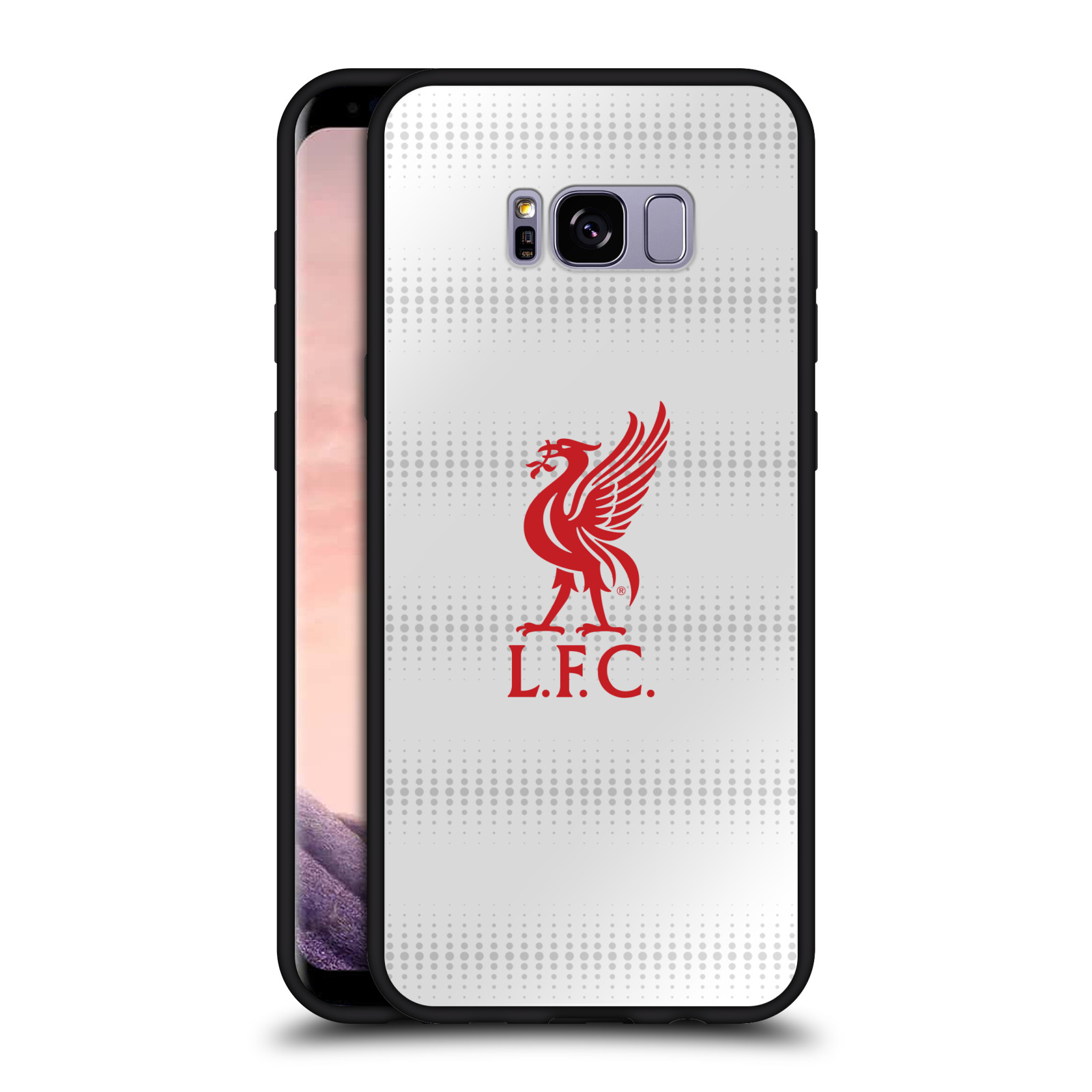 LIVERPOOL FC LFC LIVER BIRD BLACK HYBRID GLASS BACK CASE FOR SAMSUNG ...