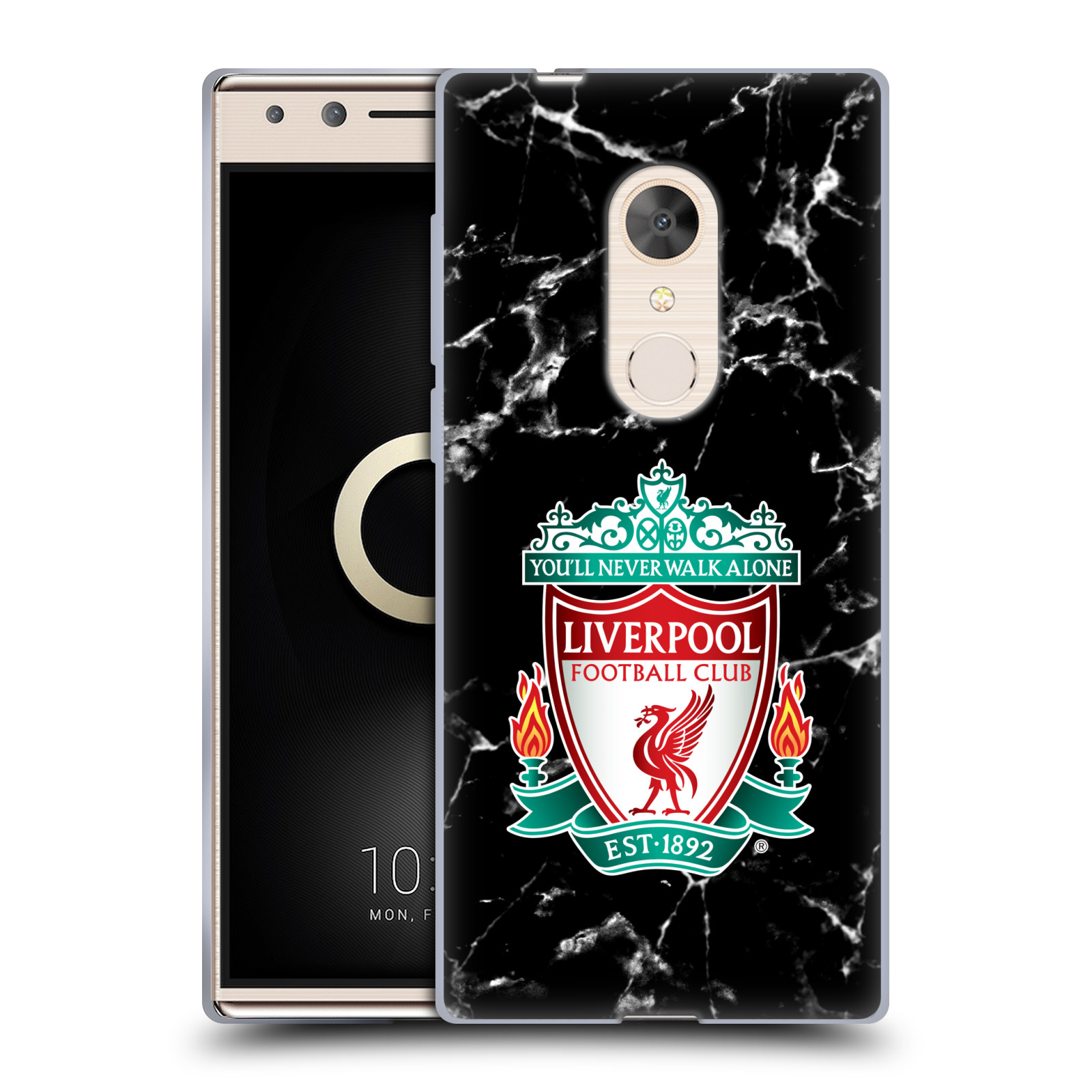 OFFICIAL LIVERPOOL FOOTBALL CLUB MARBLE SOFT GEL CASE FOR ALCATEL PHONES - Picture 8 of 11