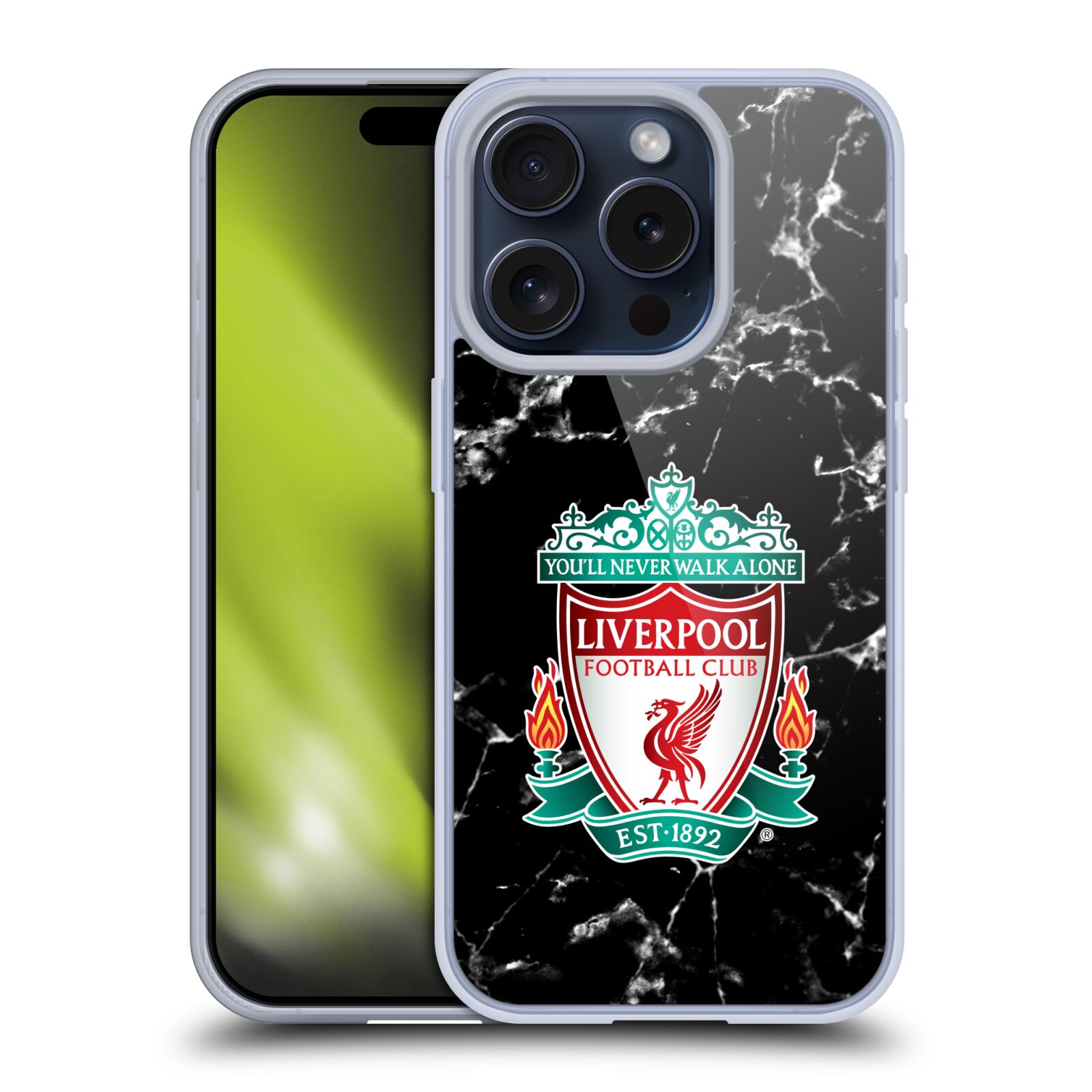 OFFICIAL LIVERPOOL FOOTBALL CLUB MARBLE SOFT GEL CASE FOR APPLE iPHONE PHONES - Picture 8 of 11