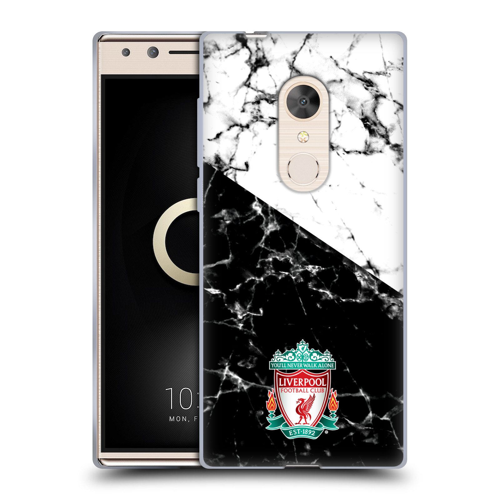 OFFICIAL LIVERPOOL FOOTBALL CLUB MARBLE SOFT GEL CASE FOR ALCATEL PHONES - Picture 10 of 11