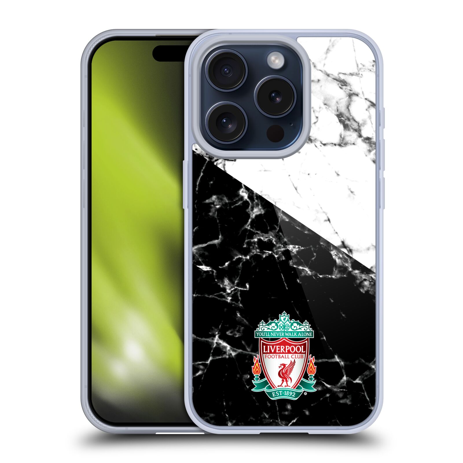 OFFICIAL LIVERPOOL FOOTBALL CLUB MARBLE SOFT GEL CASE FOR APPLE iPHONE PHONES - Picture 10 of 11
