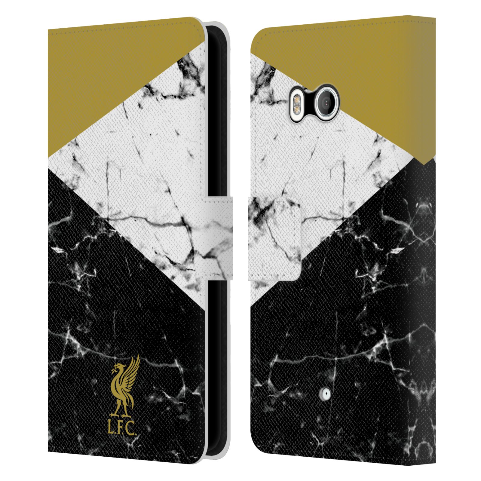 OFFICIAL LIVERPOOL FOOTBALL CLUB MARBLE PU LEATHER BOOK CASE FOR HTC PHONES 1 - Picture 7 of 7