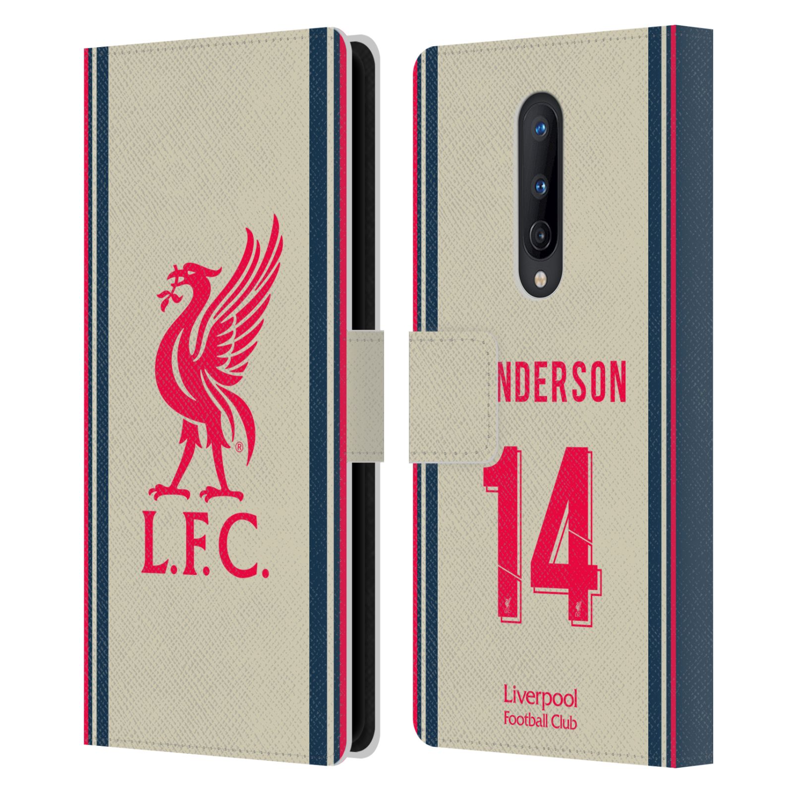 LIVERPOOL FC LFC 2021/22 PLAYERS AWAY KIT 2ND GROUP PU LEATHER BOOK CASE ONEPLUS - Picture 10 of 12