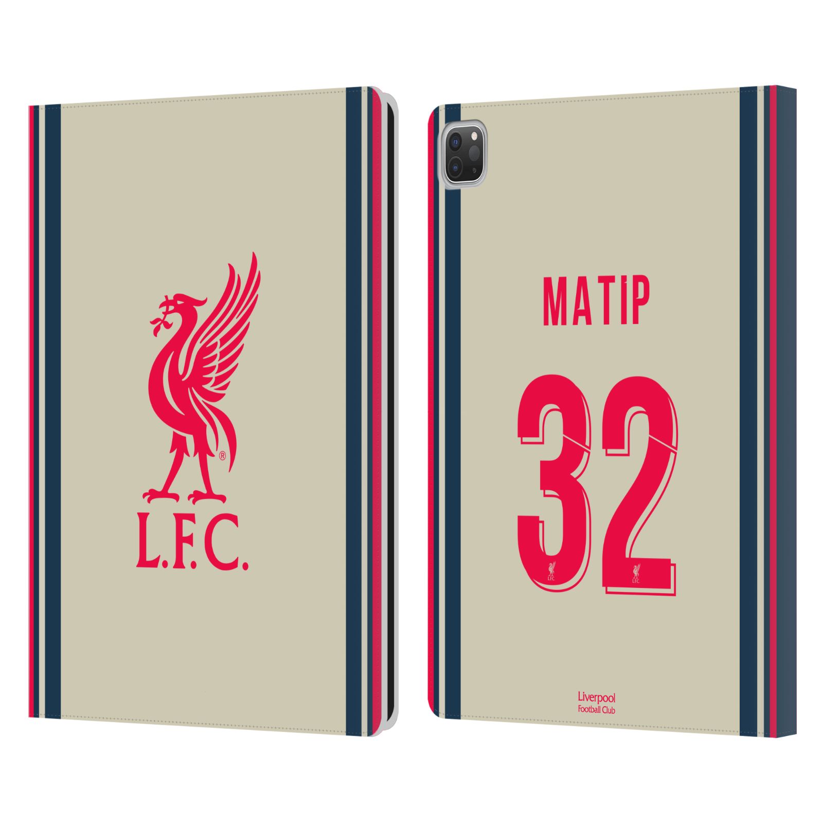 LIVERPOOL FC 2021/22 PLAYERS AWAY KIT 2ND GROUP PU LEATHER BOOK CASE APPLE iPAD - 第 11/12 張圖片