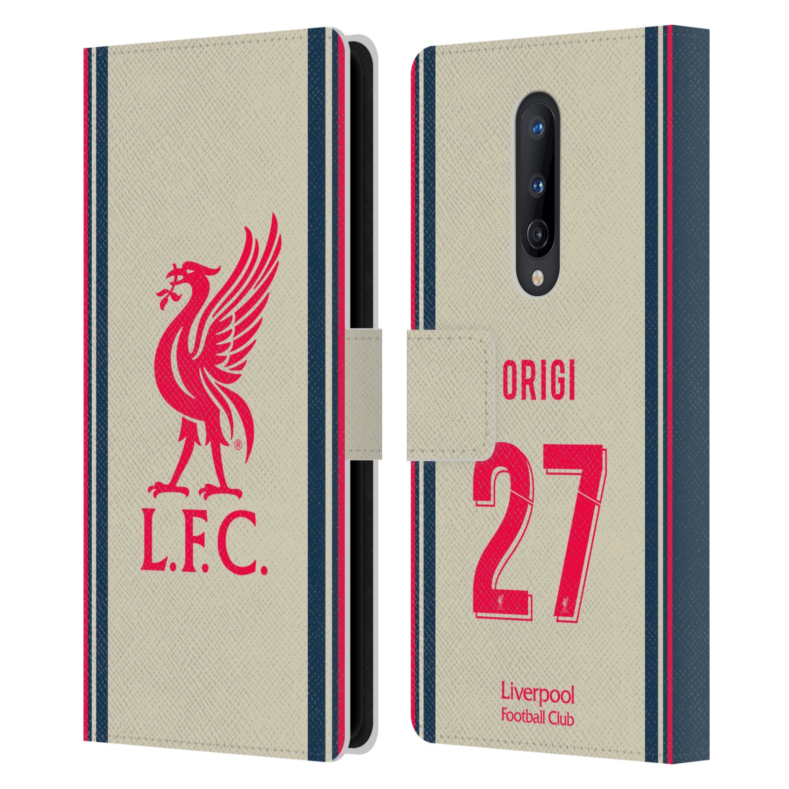 LIVERPOOL FC LFC 2021/22 PLAYERS AWAY KIT 2ND GROUP PU LEATHER BOOK CASE ONEPLUS - Picture 8 of 12