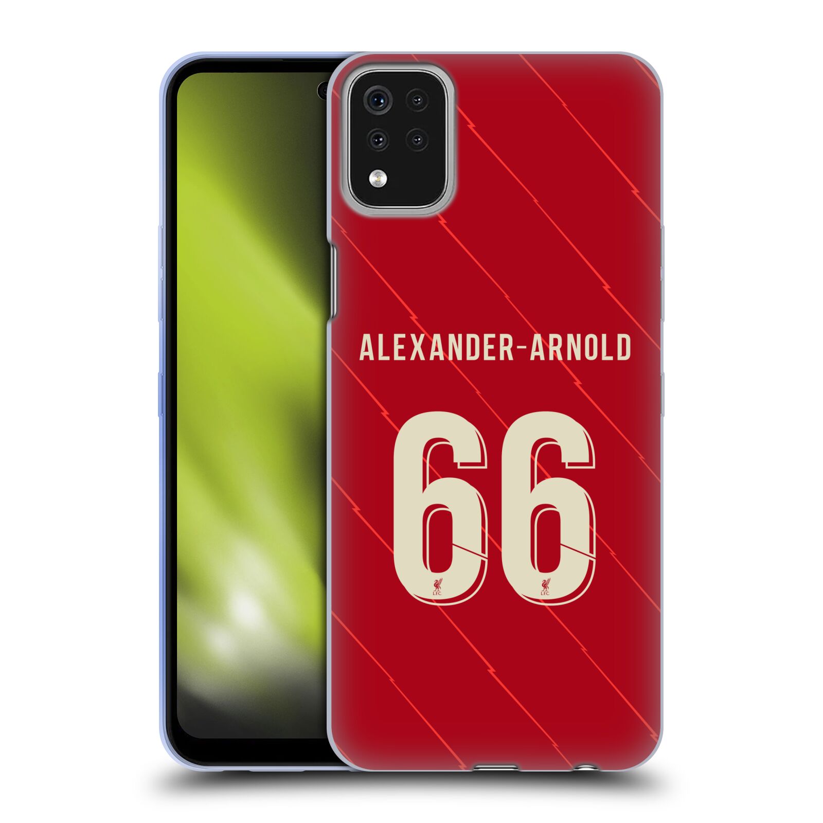 Official Liverpool Football Club Home 2018/19 Kit Hybrid Case Compatible for iPhone 7 Plus/iPhone 8 Plus 