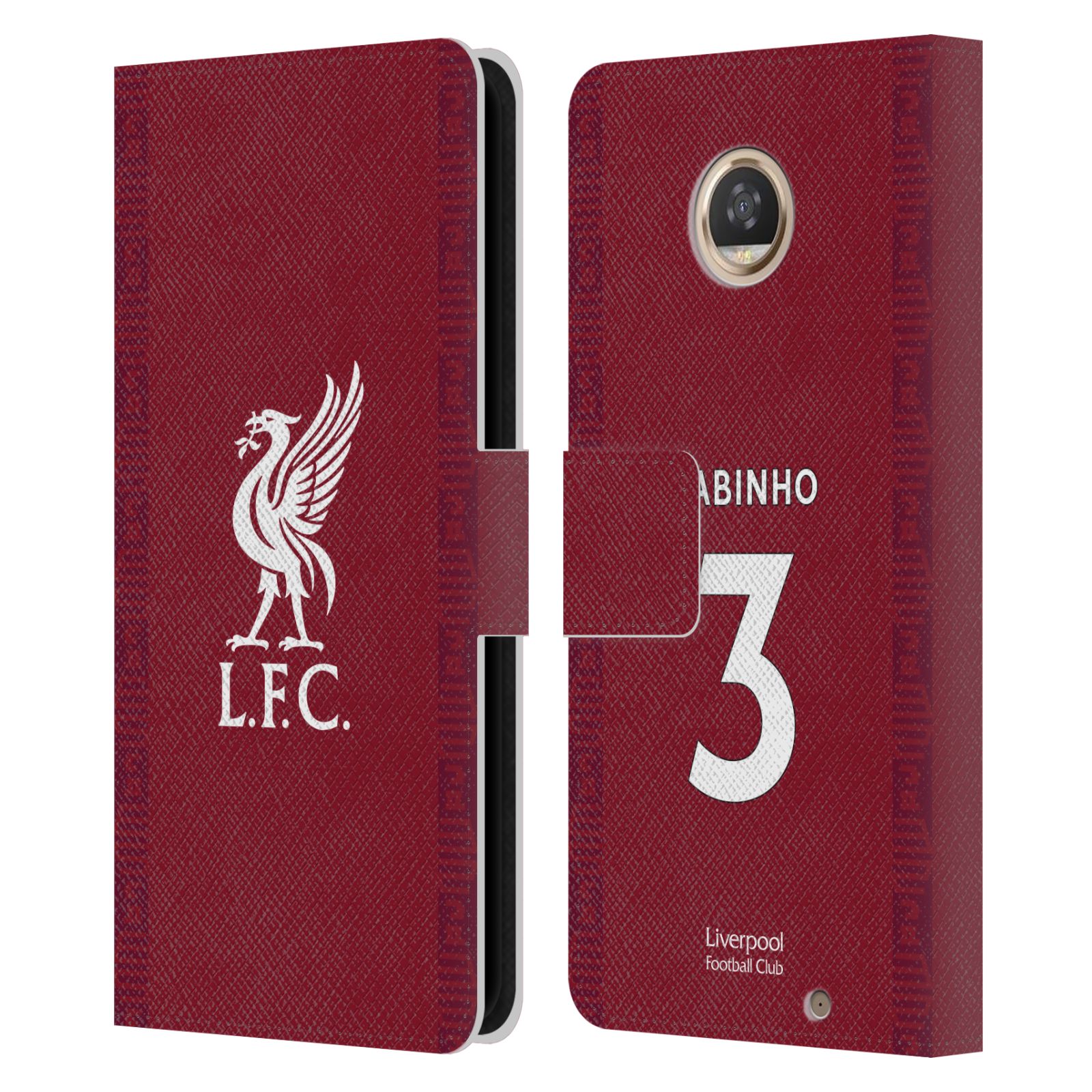 LIVERPOOL FC 2022/23 PLAYERS HOME KIT PU LEATHER BOOK CASE FOR MOTOROLA PHONES - Picture 12 of 22