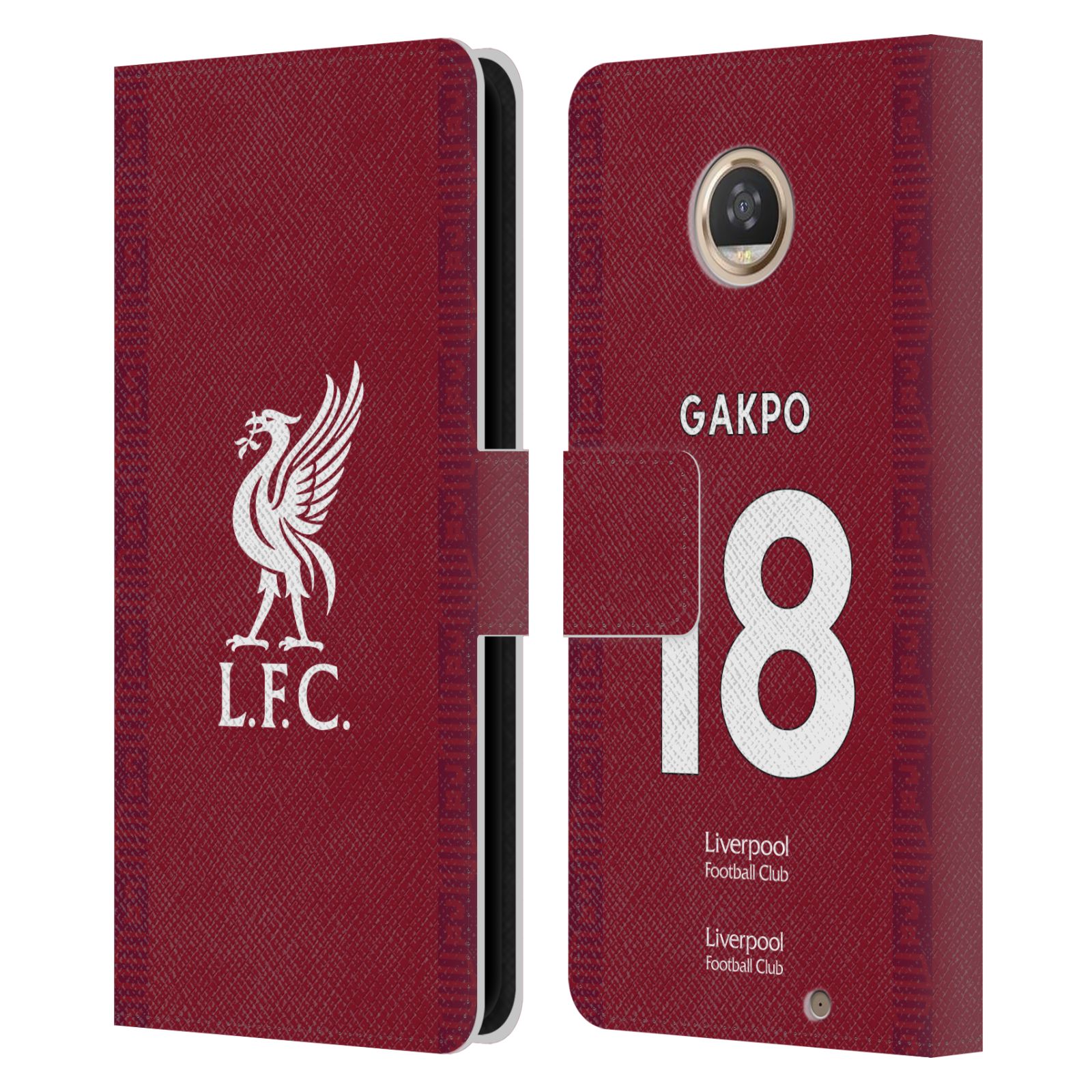LIVERPOOL FC 2022/23 PLAYERS HOME KIT PU LEATHER BOOK CASE FOR MOTOROLA PHONES - Picture 9 of 22