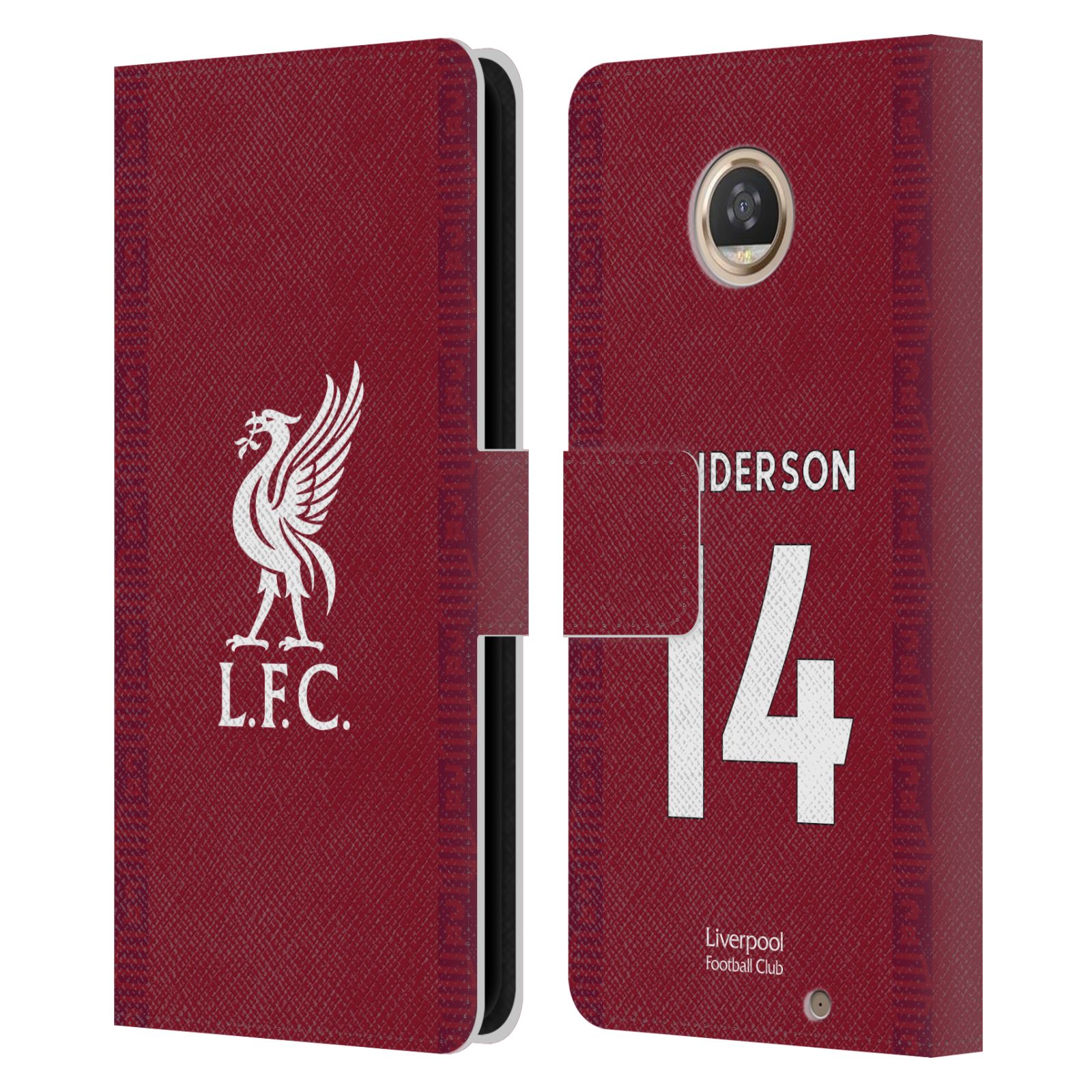 LIVERPOOL FC 2022/23 PLAYERS HOME KIT PU LEATHER BOOK CASE FOR MOTOROLA PHONES - Picture 16 of 22