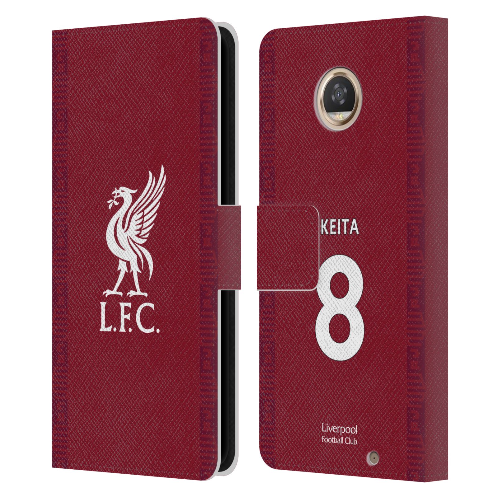 LIVERPOOL FC 2022/23 PLAYERS HOME KIT PU LEATHER BOOK CASE FOR MOTOROLA PHONES - Picture 19 of 22