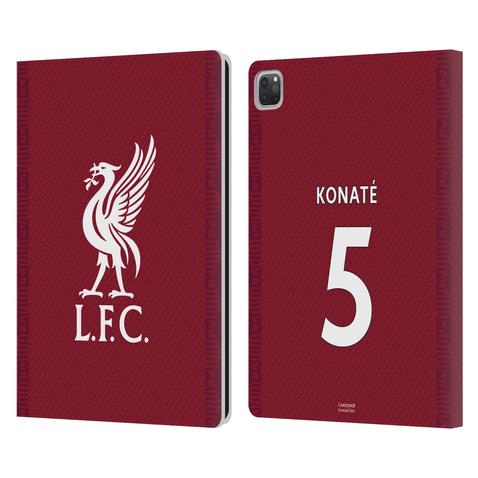 LIVERPOOL FC LFC 2022/23 PLAYERS HOME KIT PU LEATHER BOOK CASE FOR APPLE iPAD